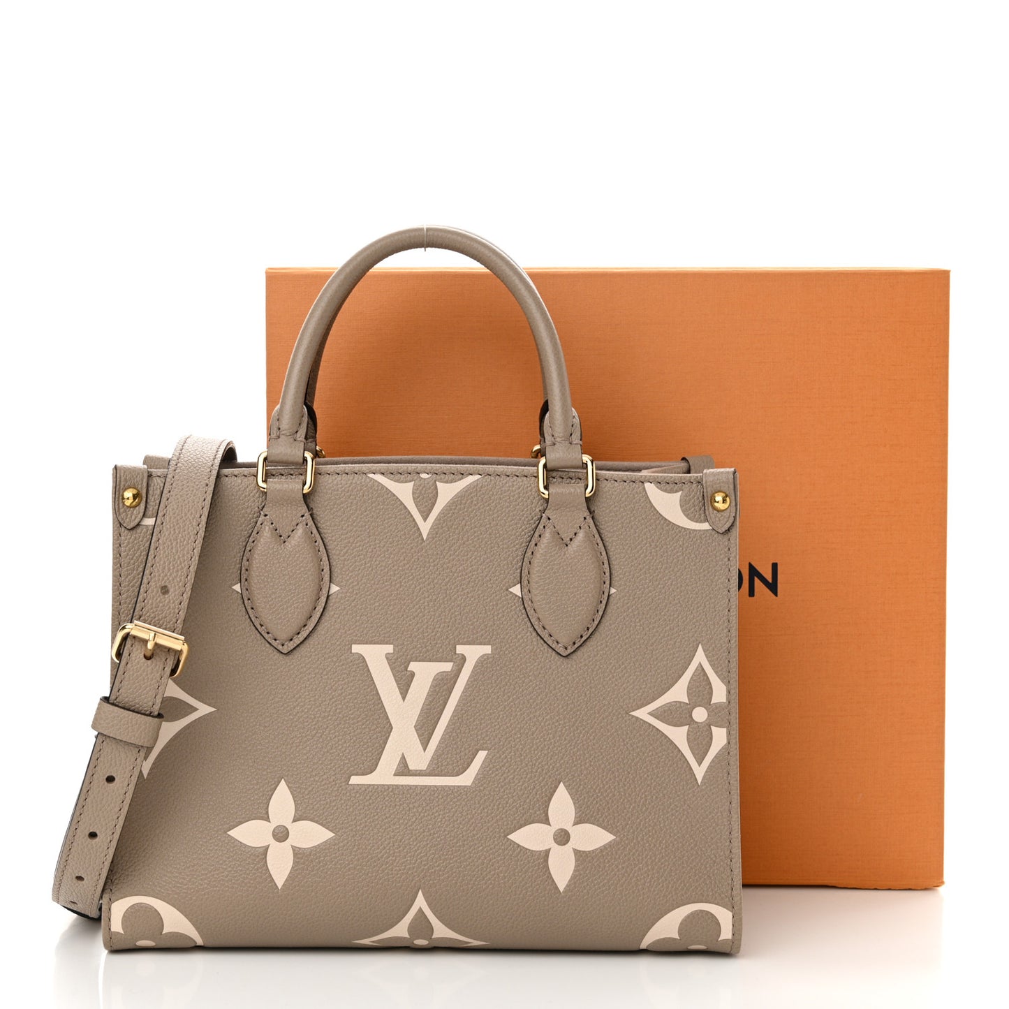 Empreinte Monogram Giant Onthego PM Tourterelle Creme