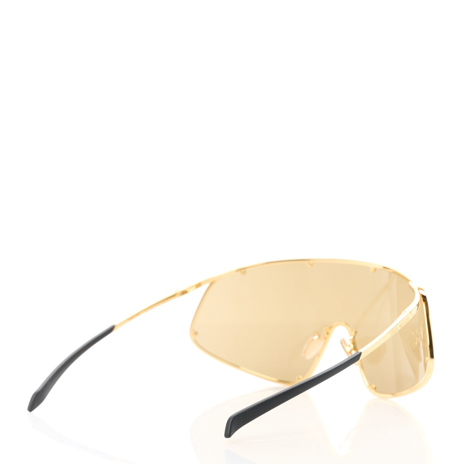 Louis Vuitton Metal LV Golden Mask Sunglasses Z1649U Gold 4 of 7
