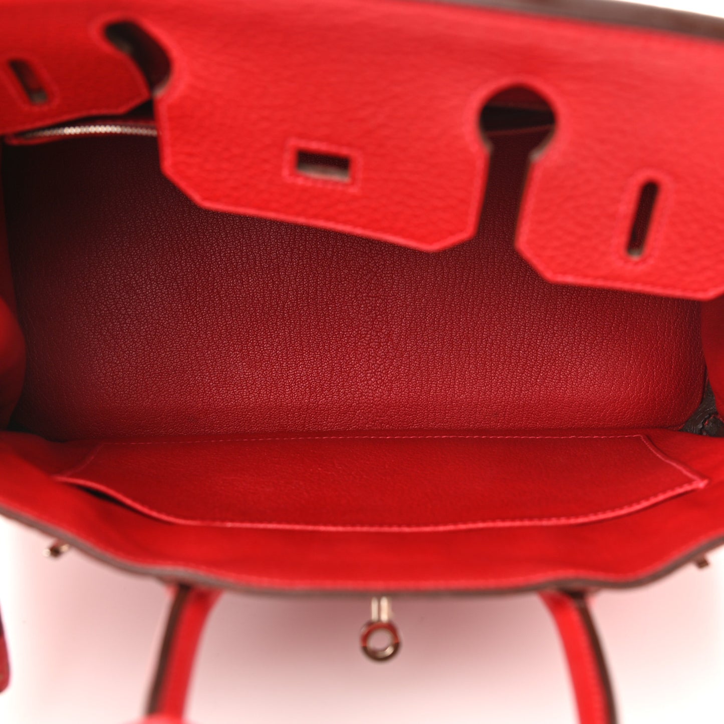 Taurillon Clemence Birkin 30 Rouge Casaque