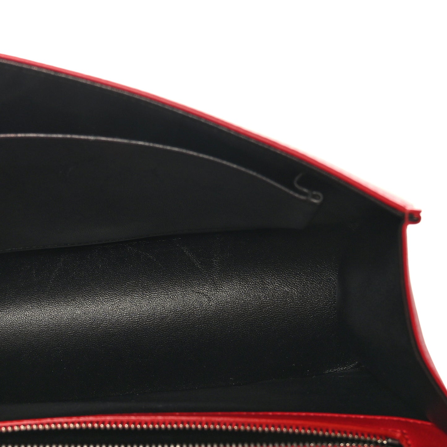 Lambskin Crystal Feather Medium Diorama Flap Bag Red