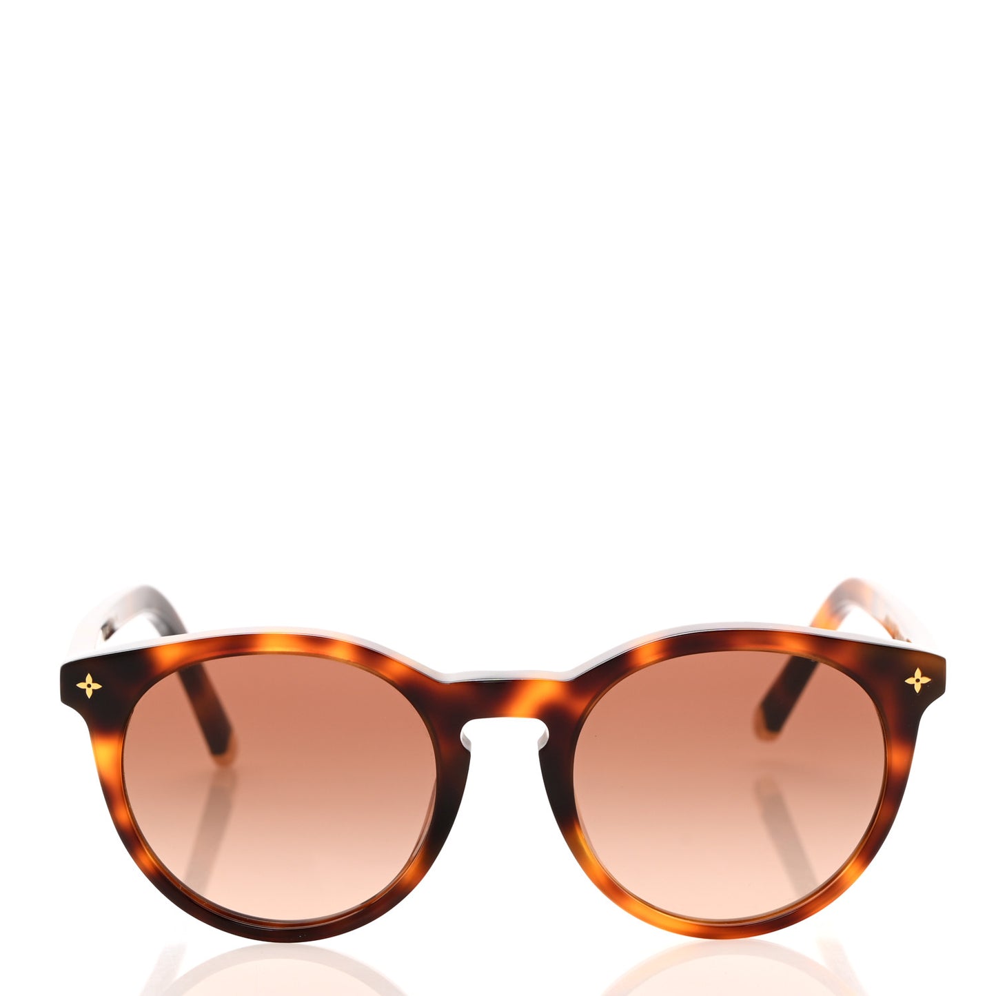 Acetate My Monogram Light Round Sunglasses Z2005E Havana