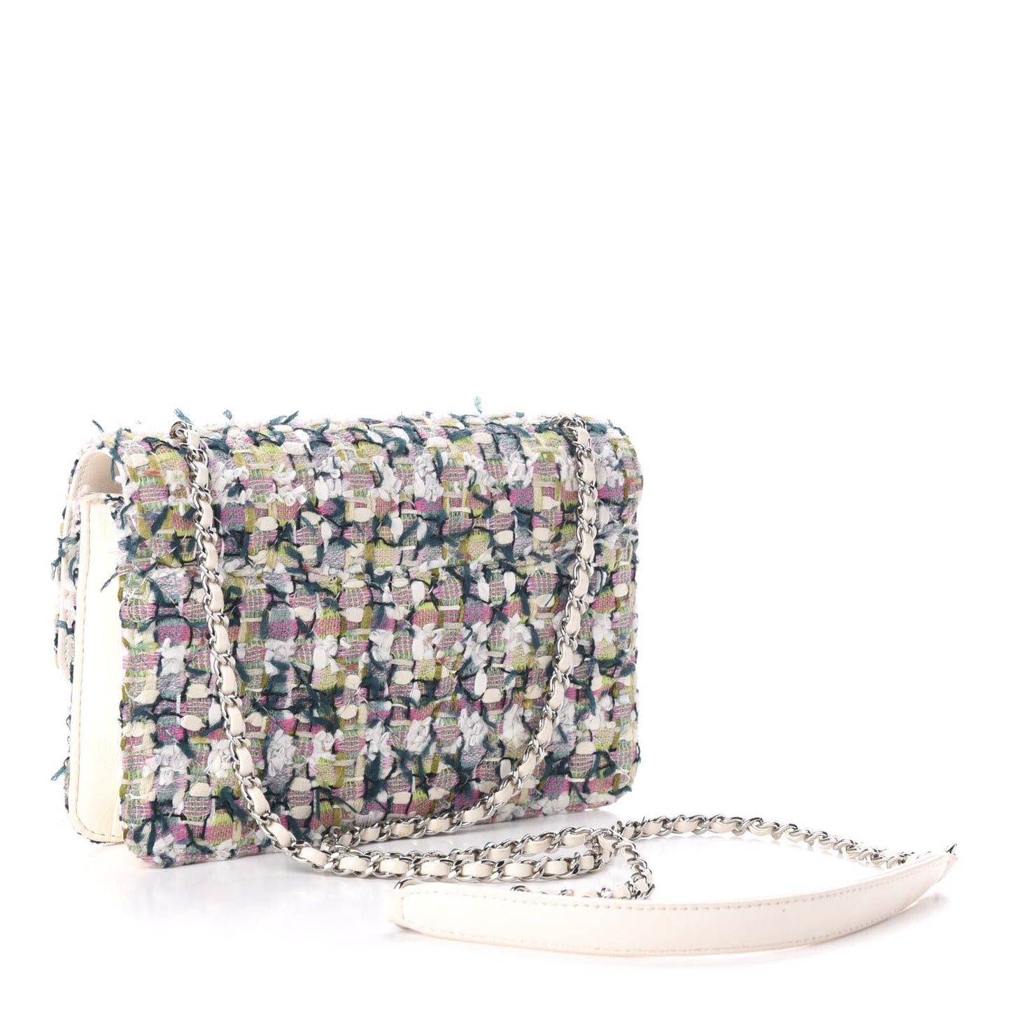 Tweed Beauty Lock Flap Multicolor