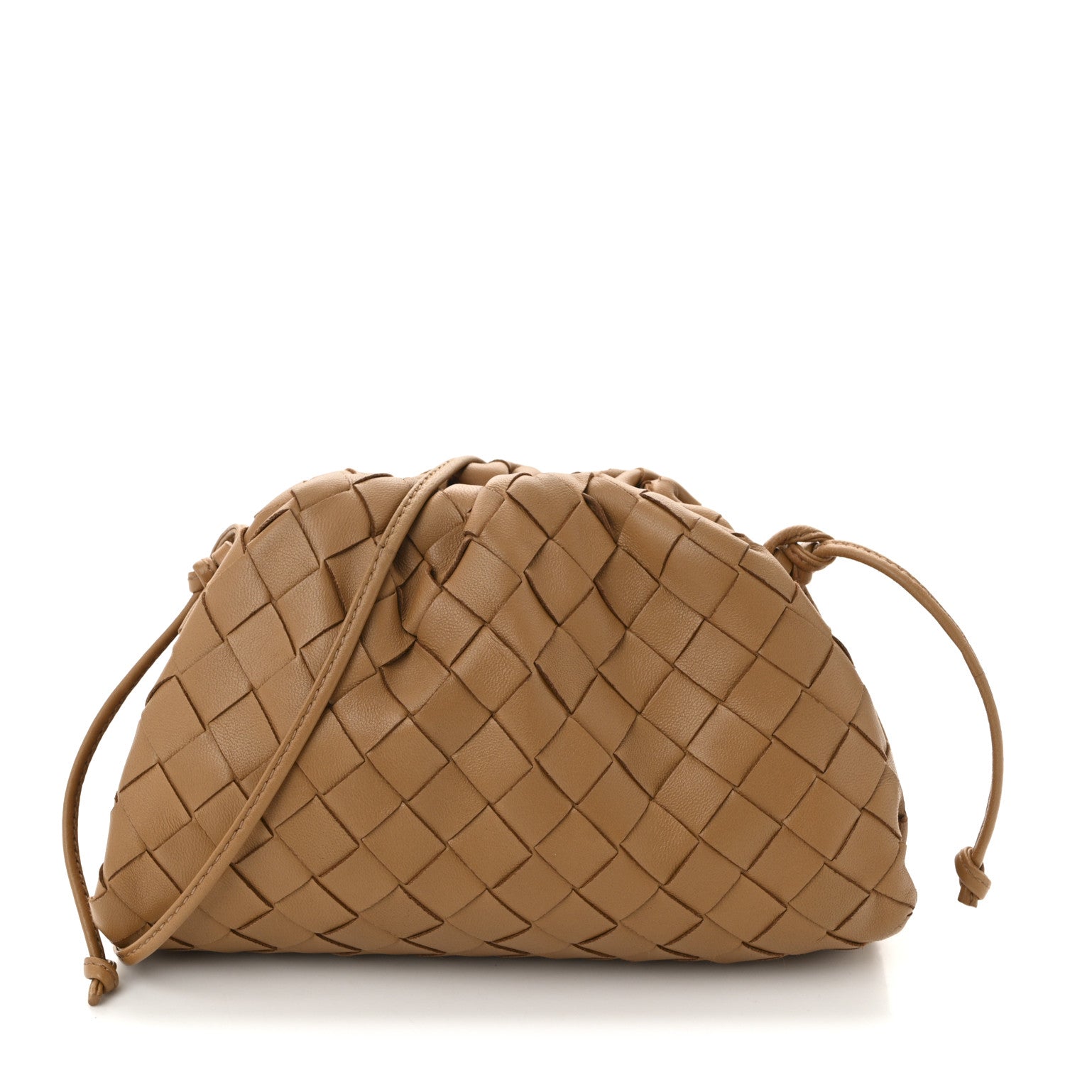 Bottega Veneta Nappa Intrecciato The Mini Pouch Carmel 1762142