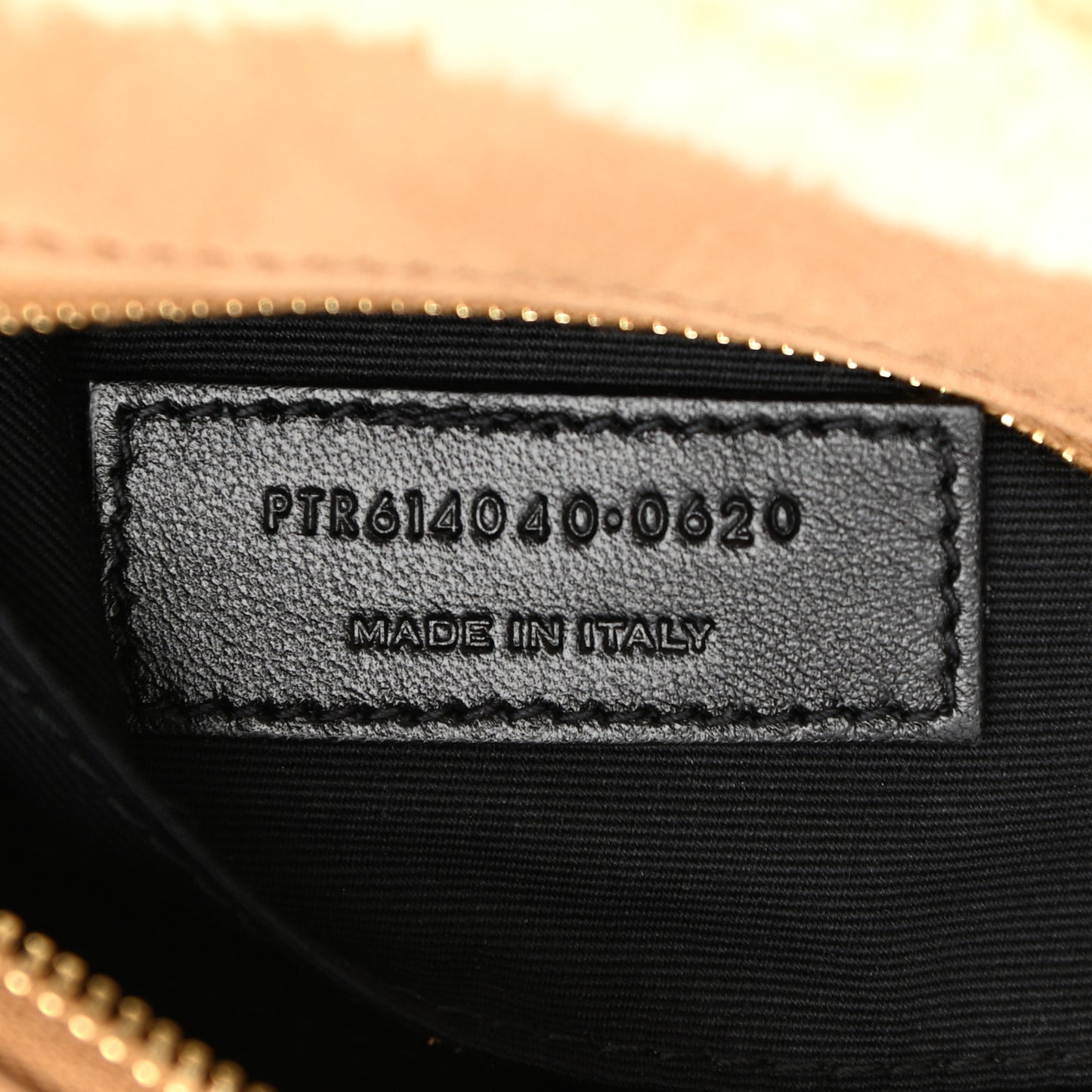 Suede Shearling Lou Belt Bag Natural Tan