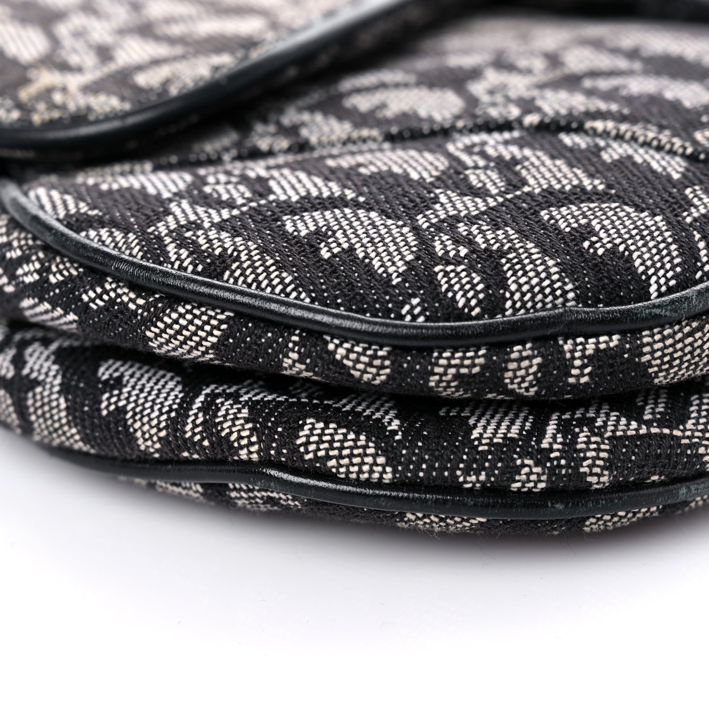 Monogram Saddle Bag Black