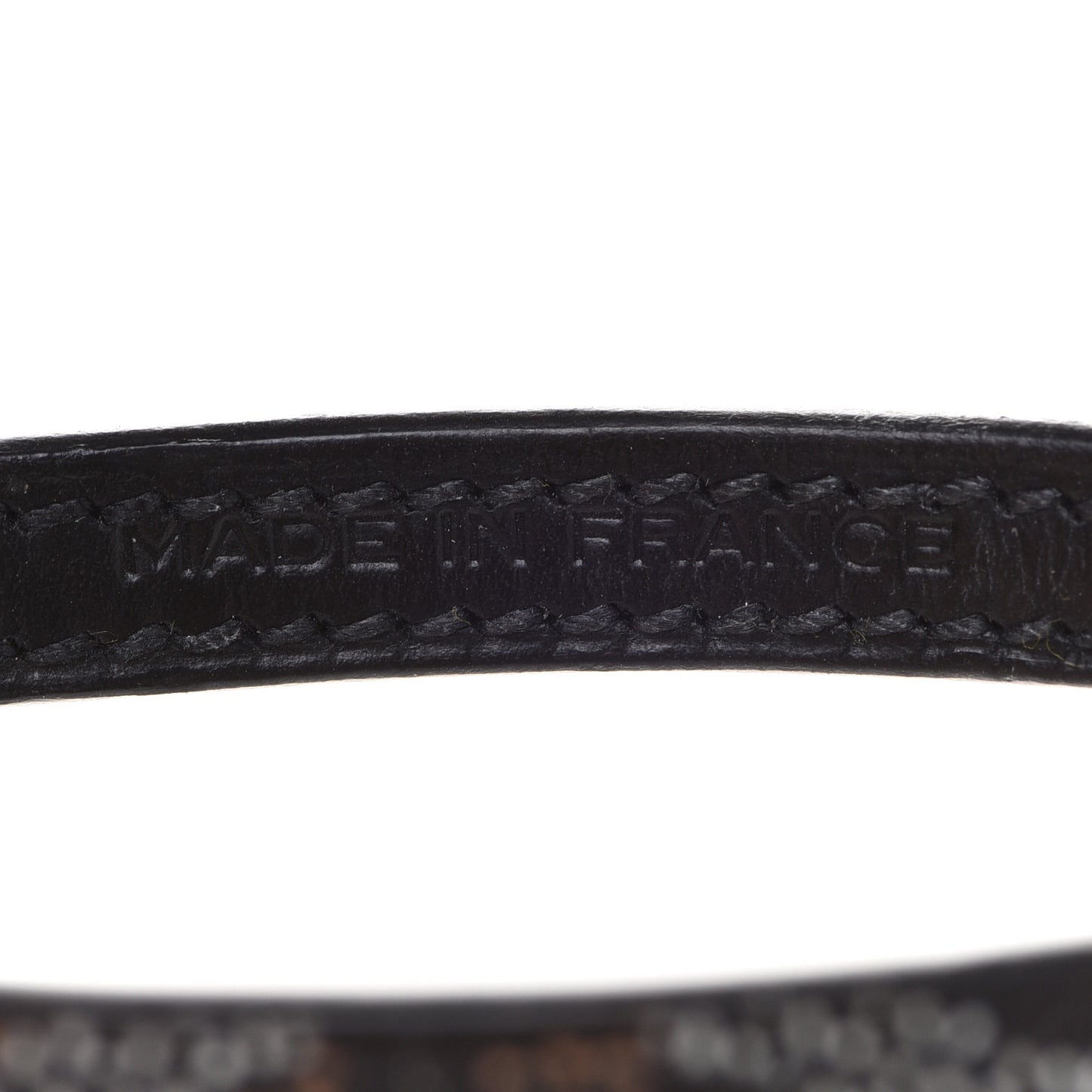 Goyardine Dog Collar Black
