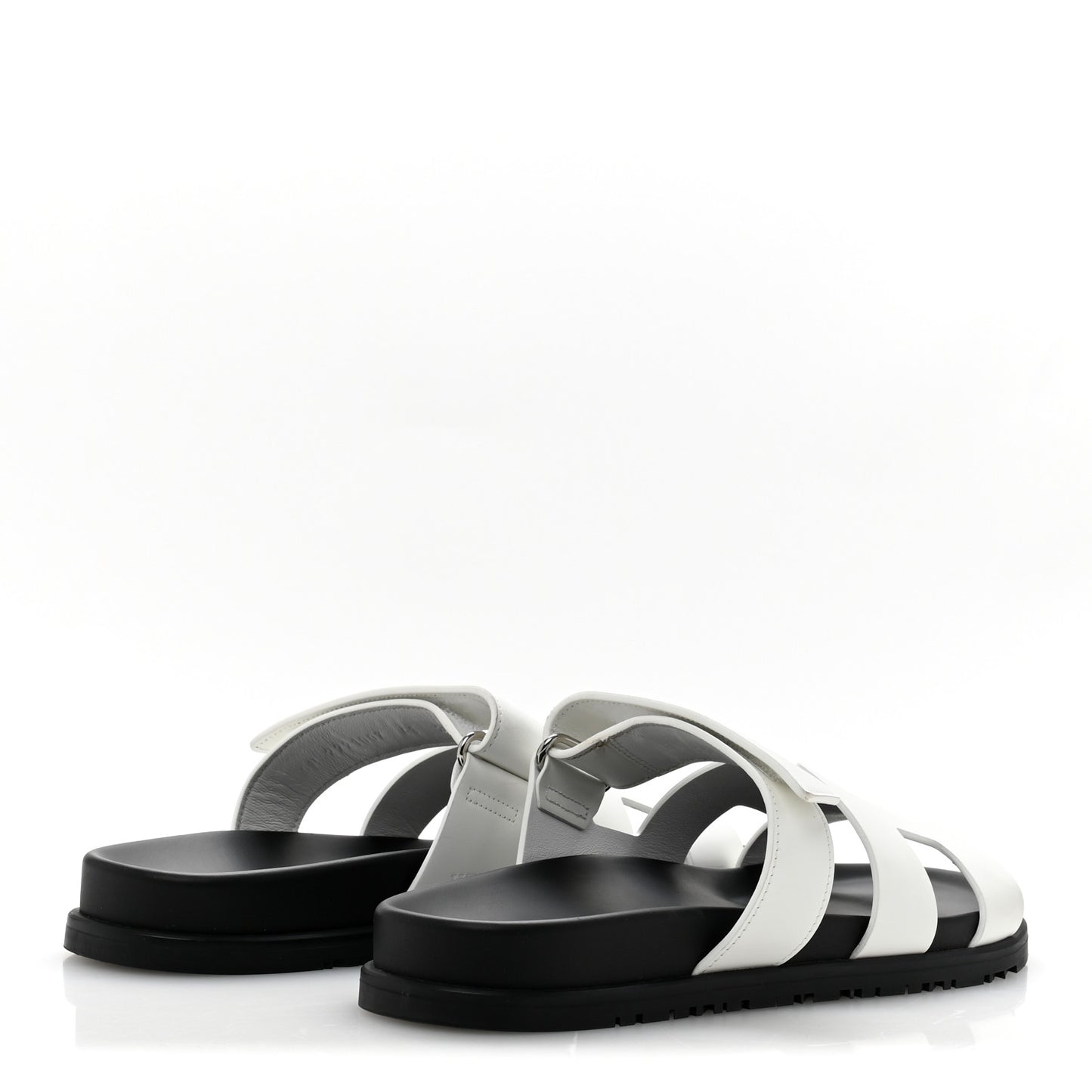 Calfskin Womens Chypre Sandals 41 White