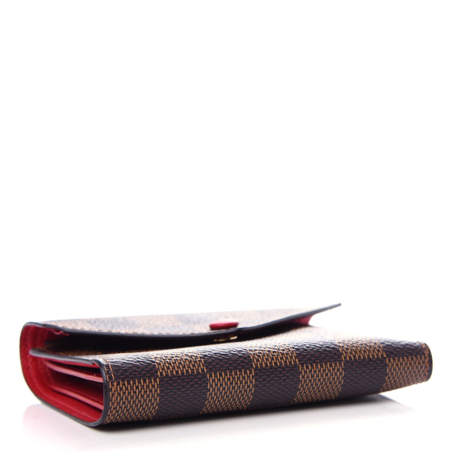 Damier Ebene Victorine Wallet Red