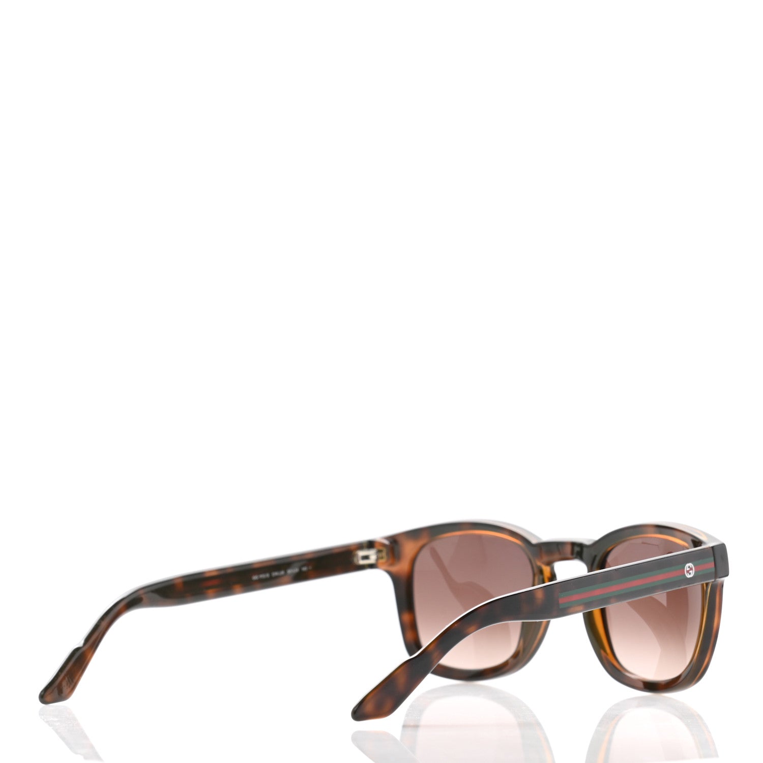 Gucci Acetate Square Core Sunglasses GG 1113/S Tortoise 4 of 7