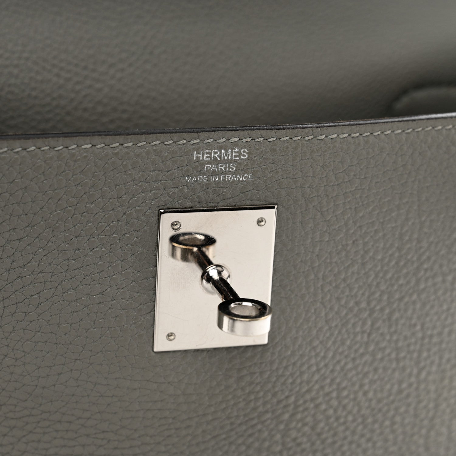 Hermes Togo Kelly Retourne 28 Gris Mouette 8 of 16