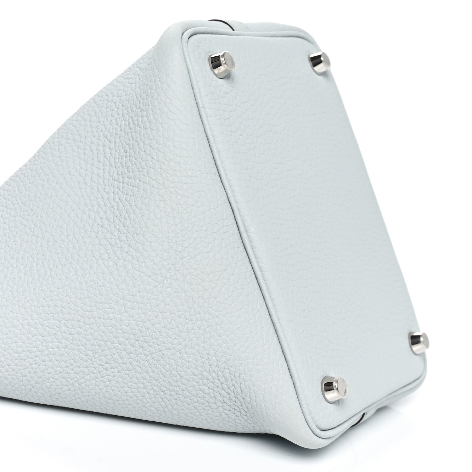 Hermes Taurillon Clemence Picotin Lock 18 PM Bleu Pale 8 of 10