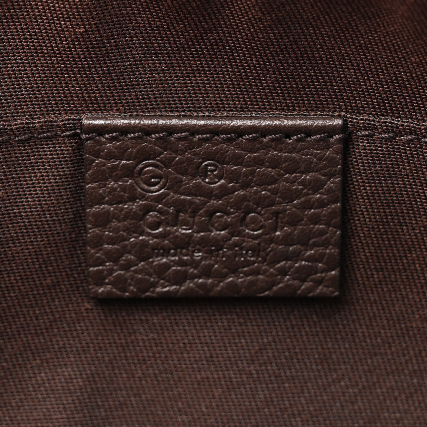 Monogram Belt Bag Dark Brown