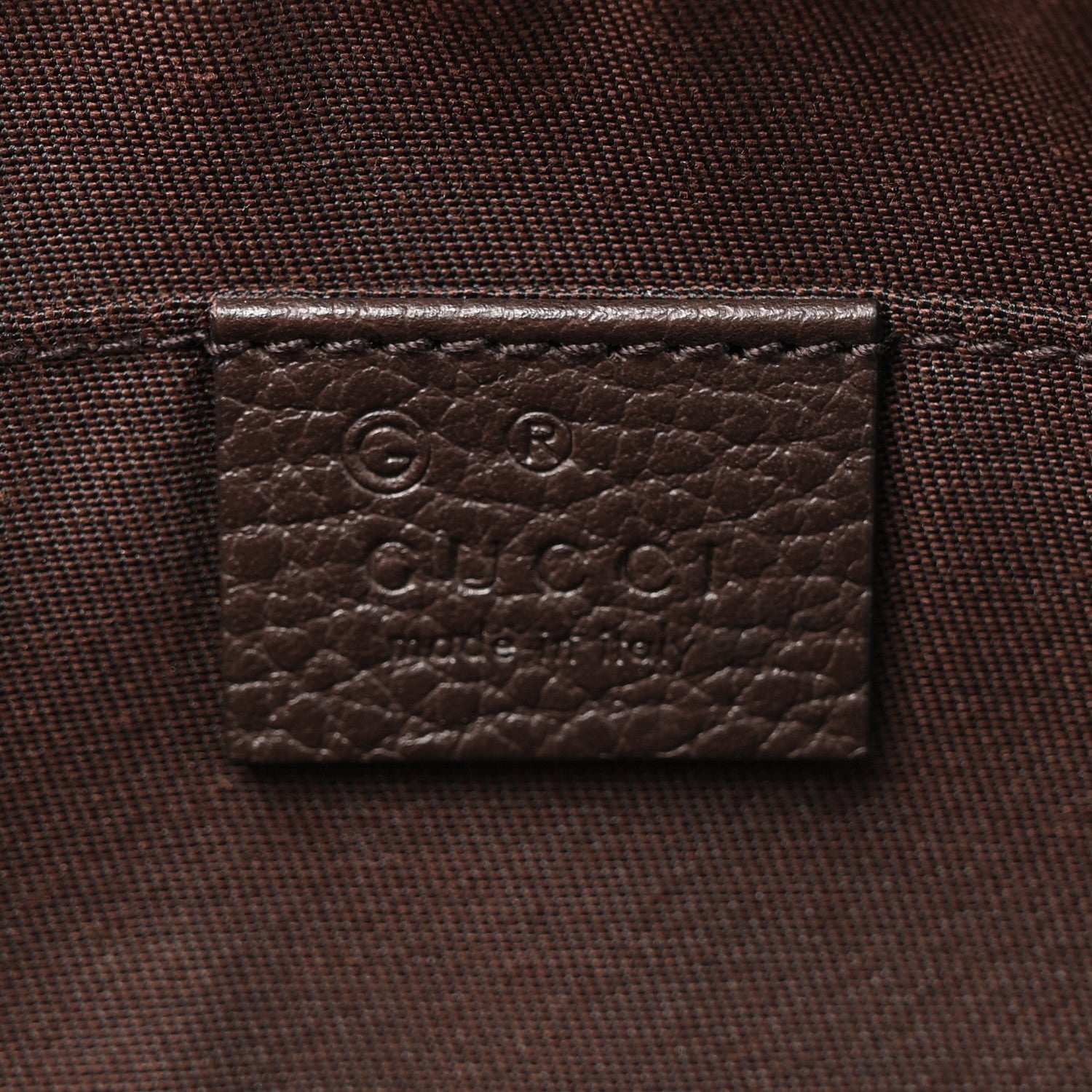 Gucci Monogram Belt Bag Dark Brown 6 of 10