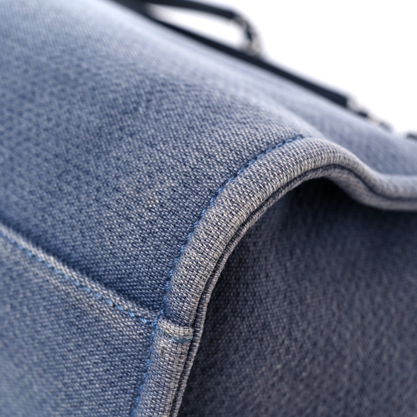 Canvas Small Deauville Tote Blue