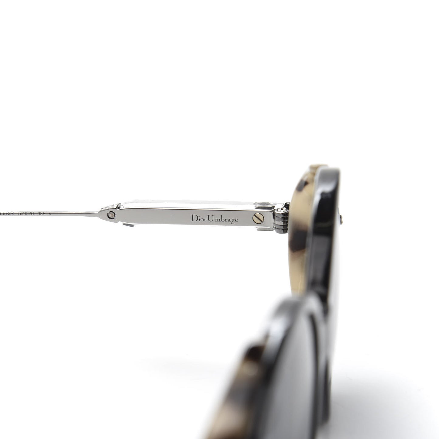 Acetate Umbrage Round Sunglasses Tortoise Black