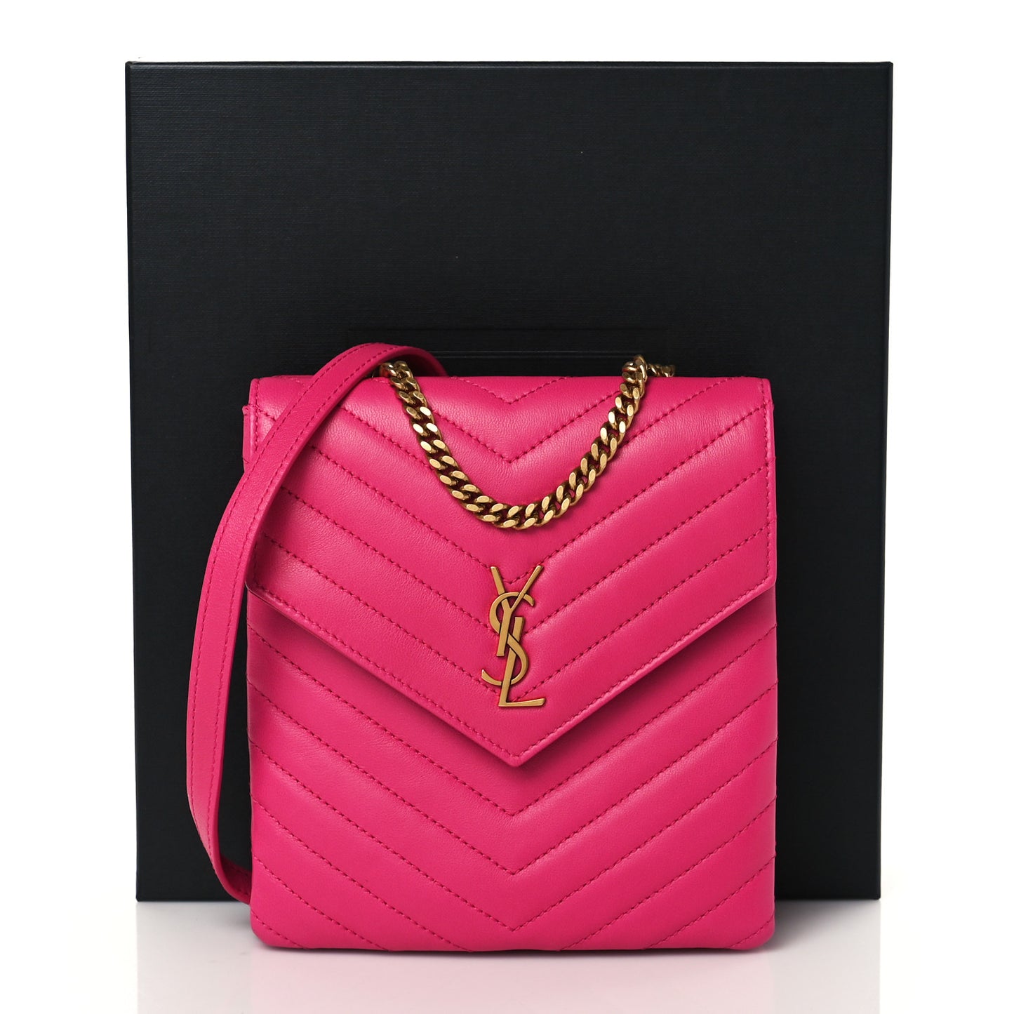 Lambskin Quilted Double Flap Bag Pink