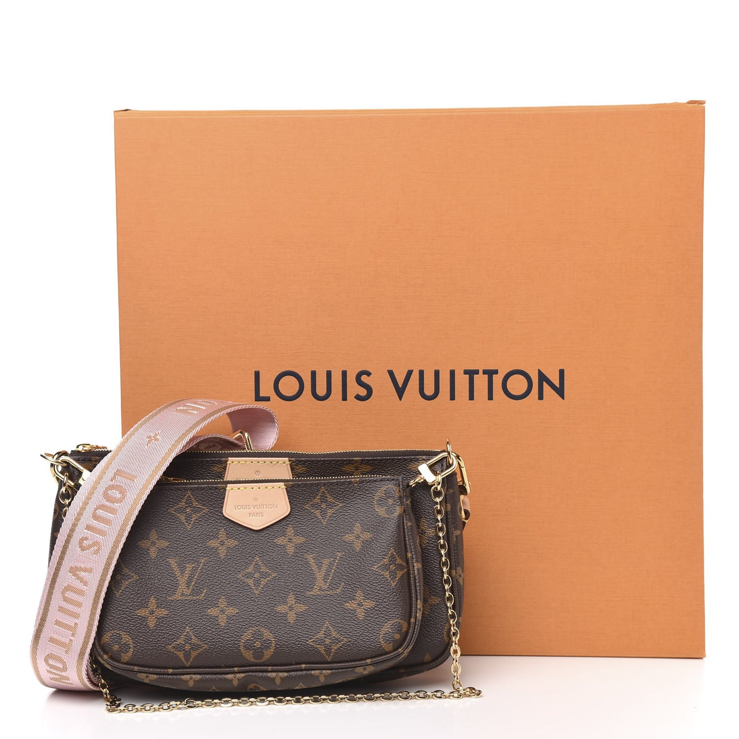 Monogram Multi Pochette Accessories Rose Clair