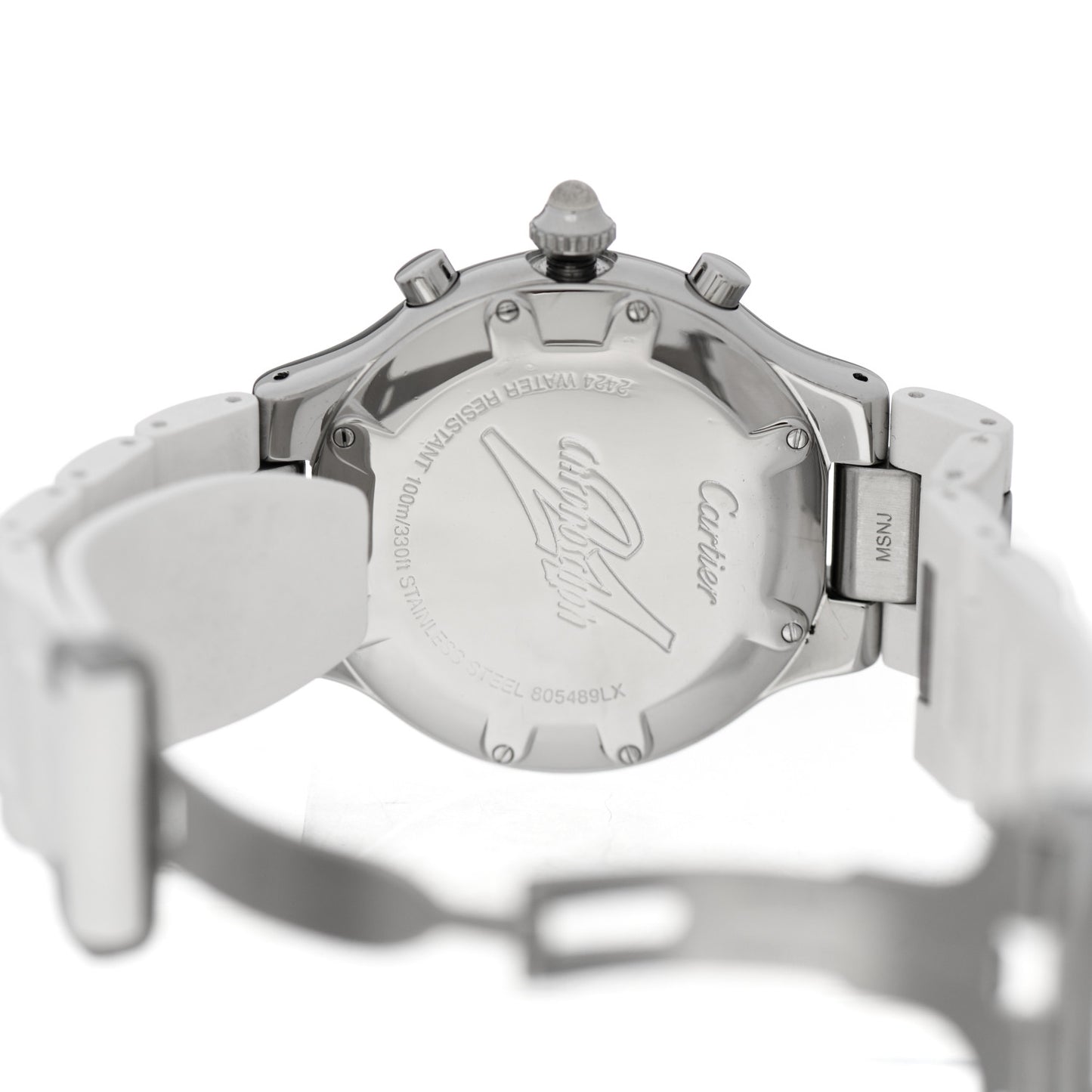 Stainless Steel Rubber 38mm Must 21 Chronoscaph Quartz Watch