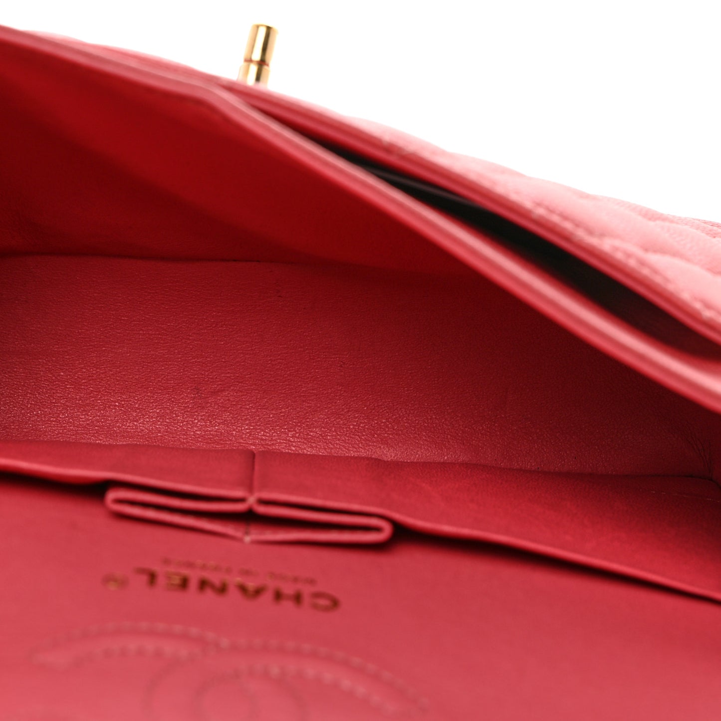 Caviar Quilted Small Double Flap Pink