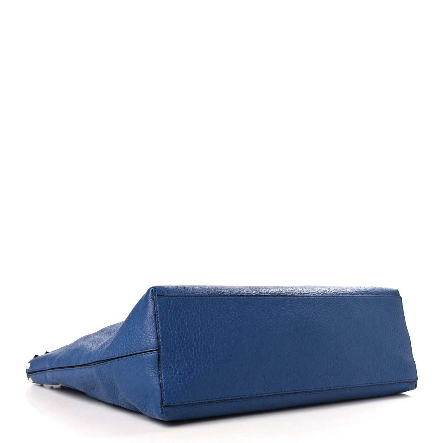 Valentino Garavani Grained Calfskin Rockstud Shoulder Tote Baltique 4 of 8