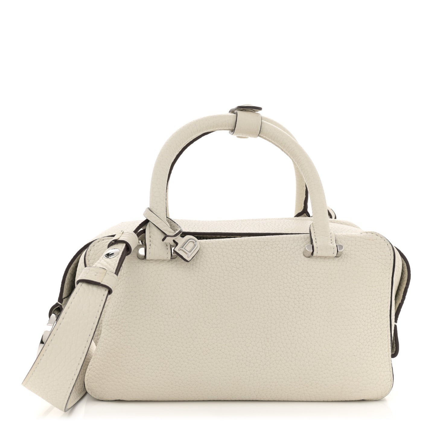 Taurillon Soft Mini Cool Box Satchel Ivory
