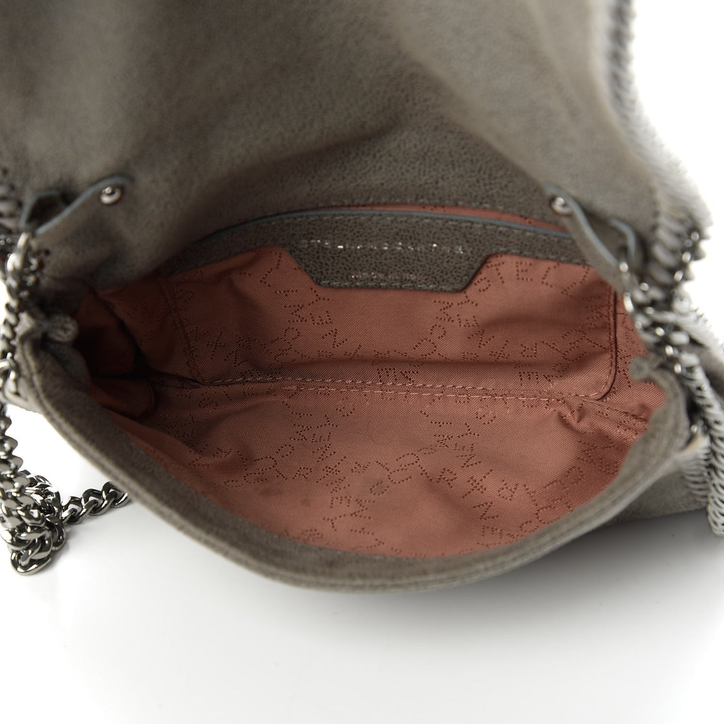 Shaggy Deer Falabella Crossbody Bag Light Grey