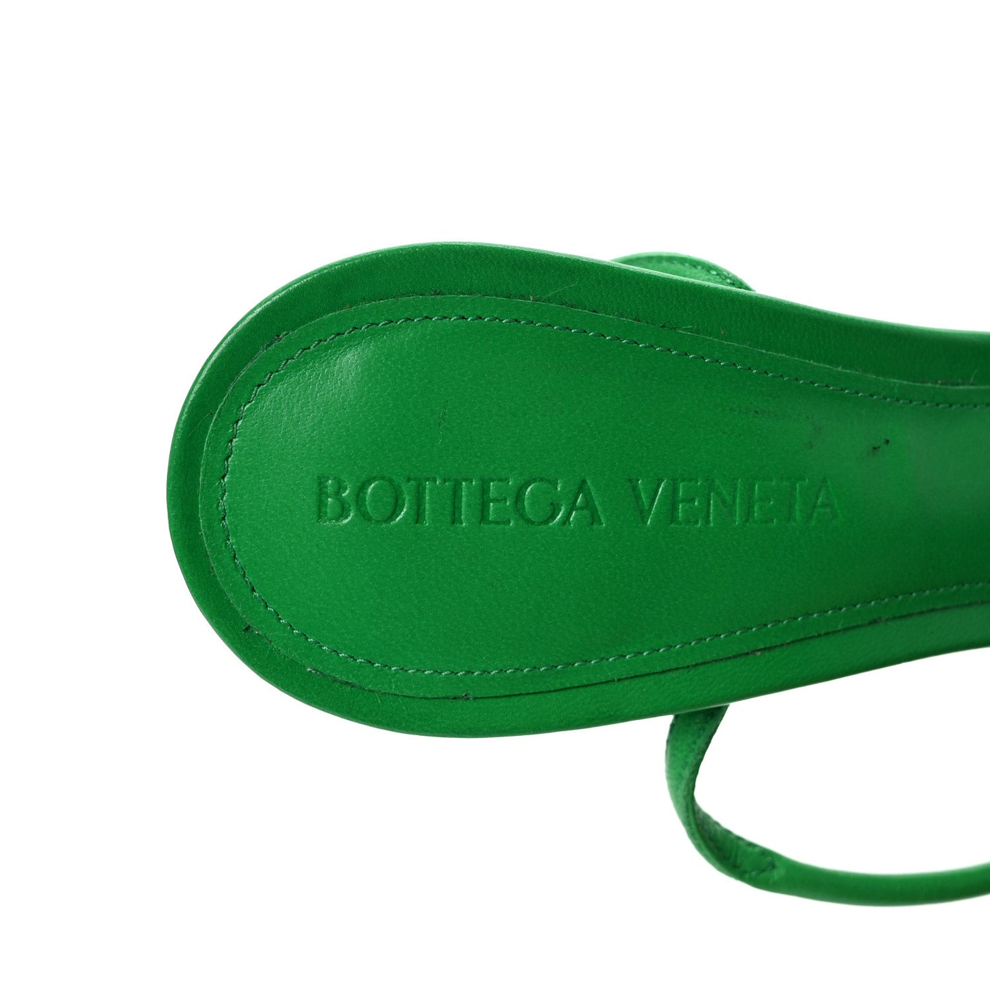 Wonderbird Nappa Feather Dot Sandals 35.5 Grass