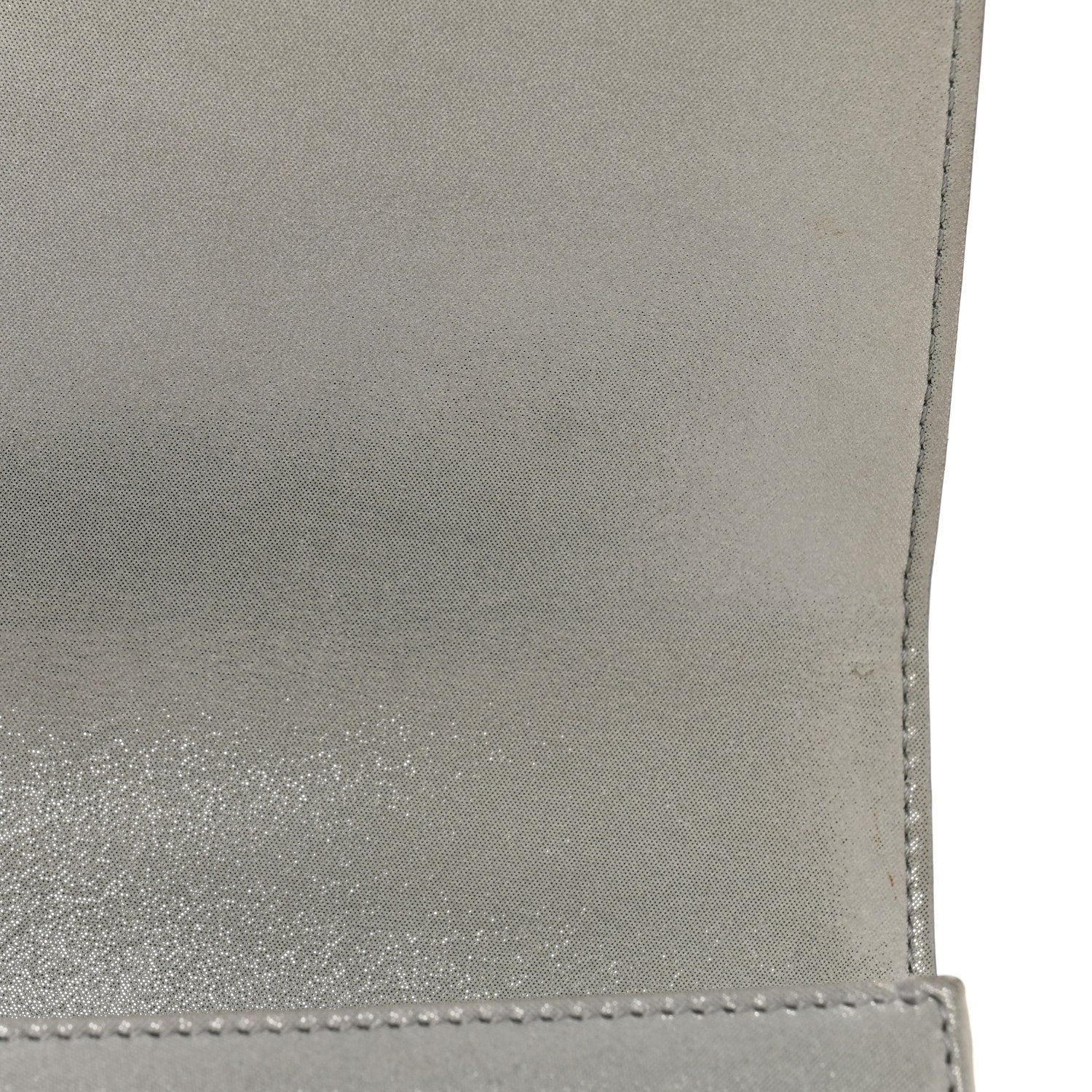 Christian Dior Metallic Calfskin Small Diorama Flap Bag Silver 12 of 15