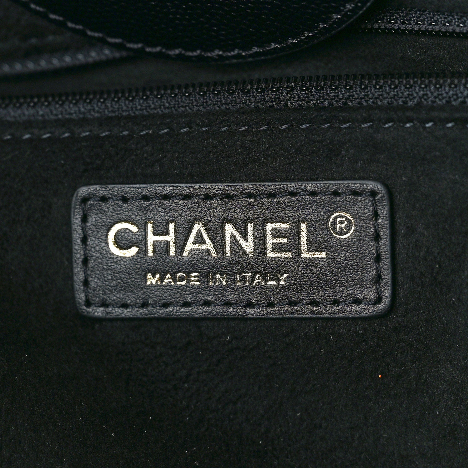Chanel Caviar Medium Studded Deauville Tote Black 6 of 12