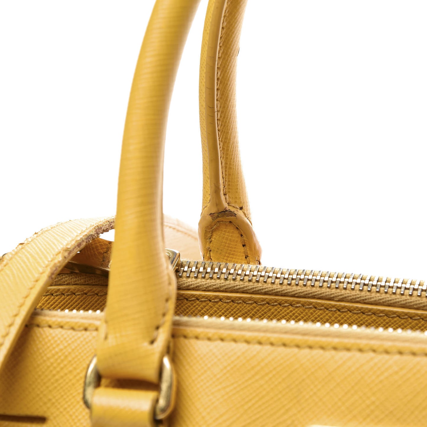 Saffiano Small Galleria Double Zip Tote Mimosa