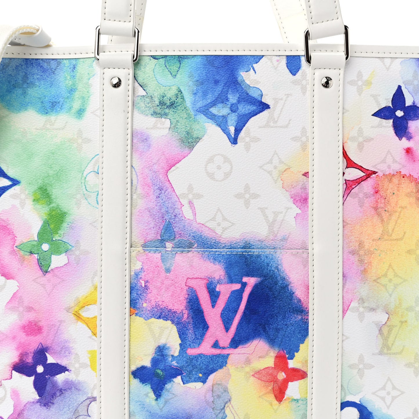 Monogram Watercolor New Tote GM Multicolor