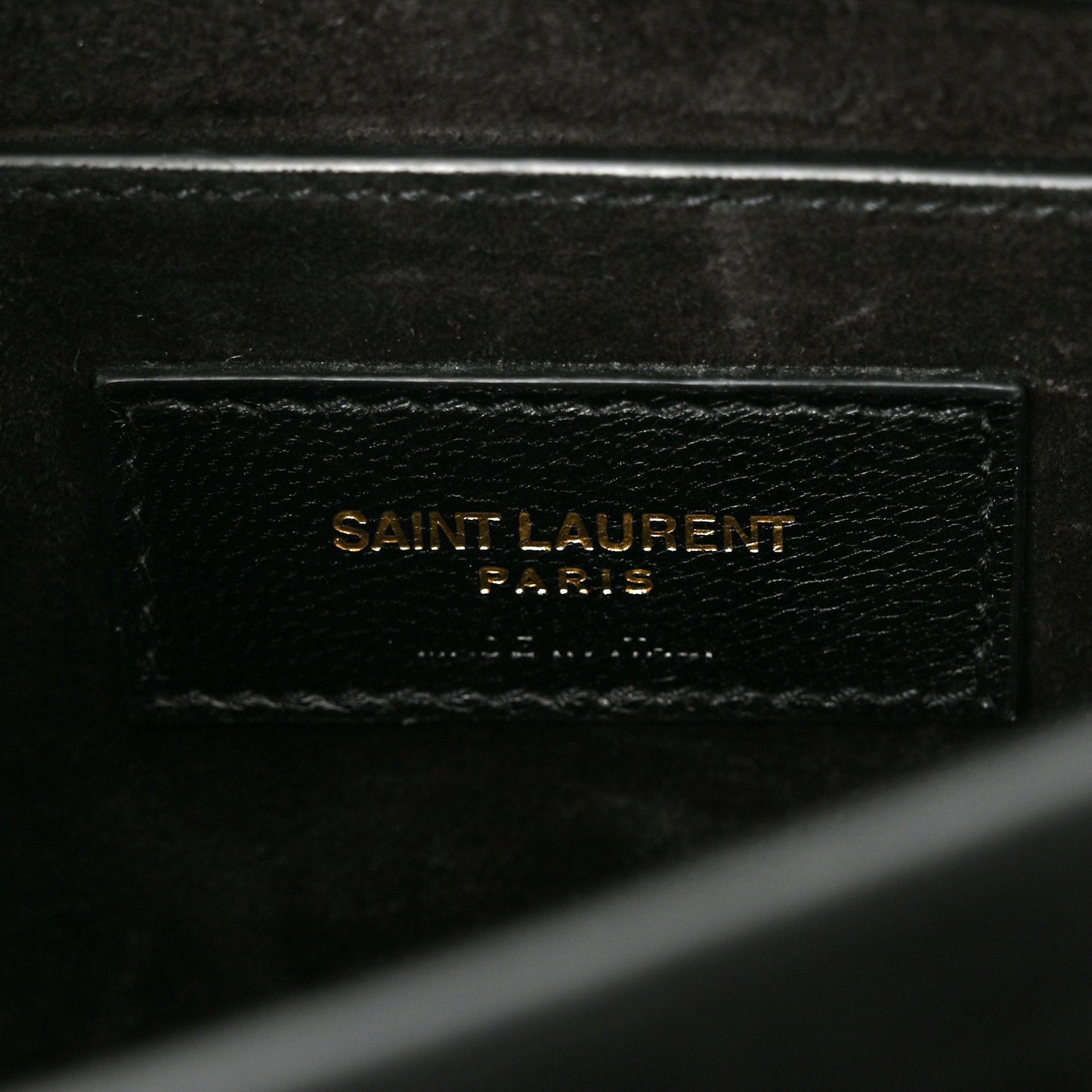 Smooth Calfskin Medium Monogram Sunset Satchel Black