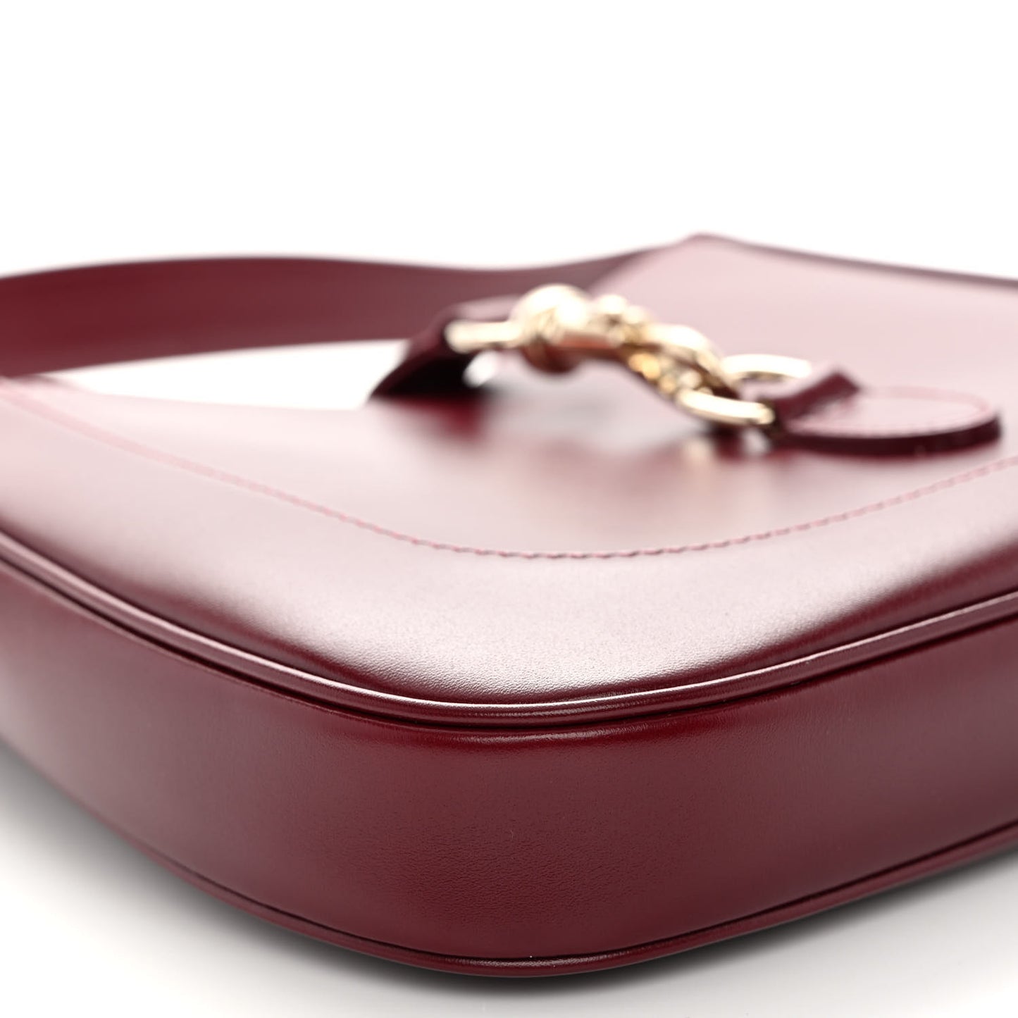 Ancora Calfskin Small Jackie Shoulder Bag Rosso