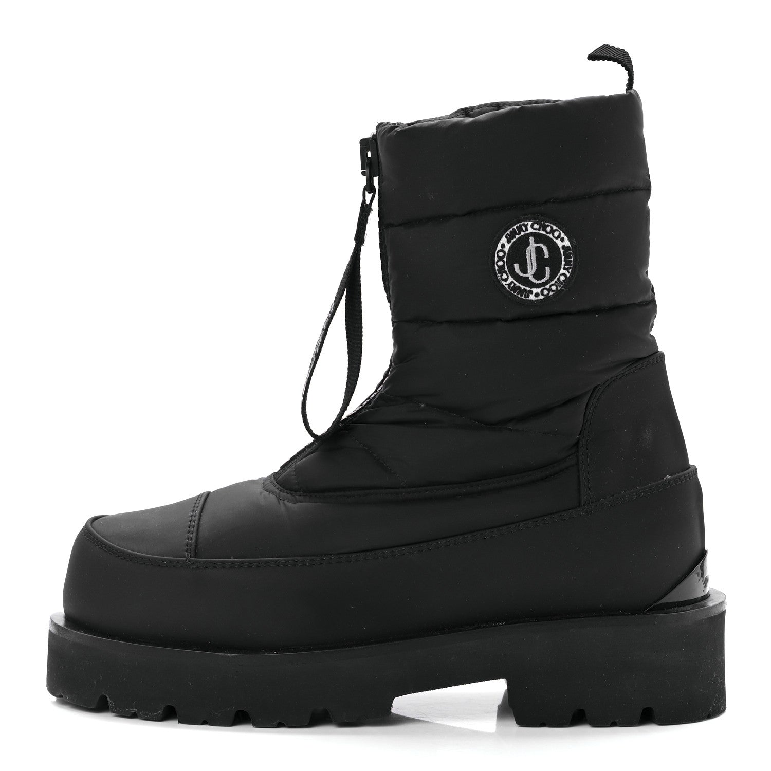 Jimmy Choo Quilted Barley Padded Nylon Kai Snow Boots 37 Black 1 of 7