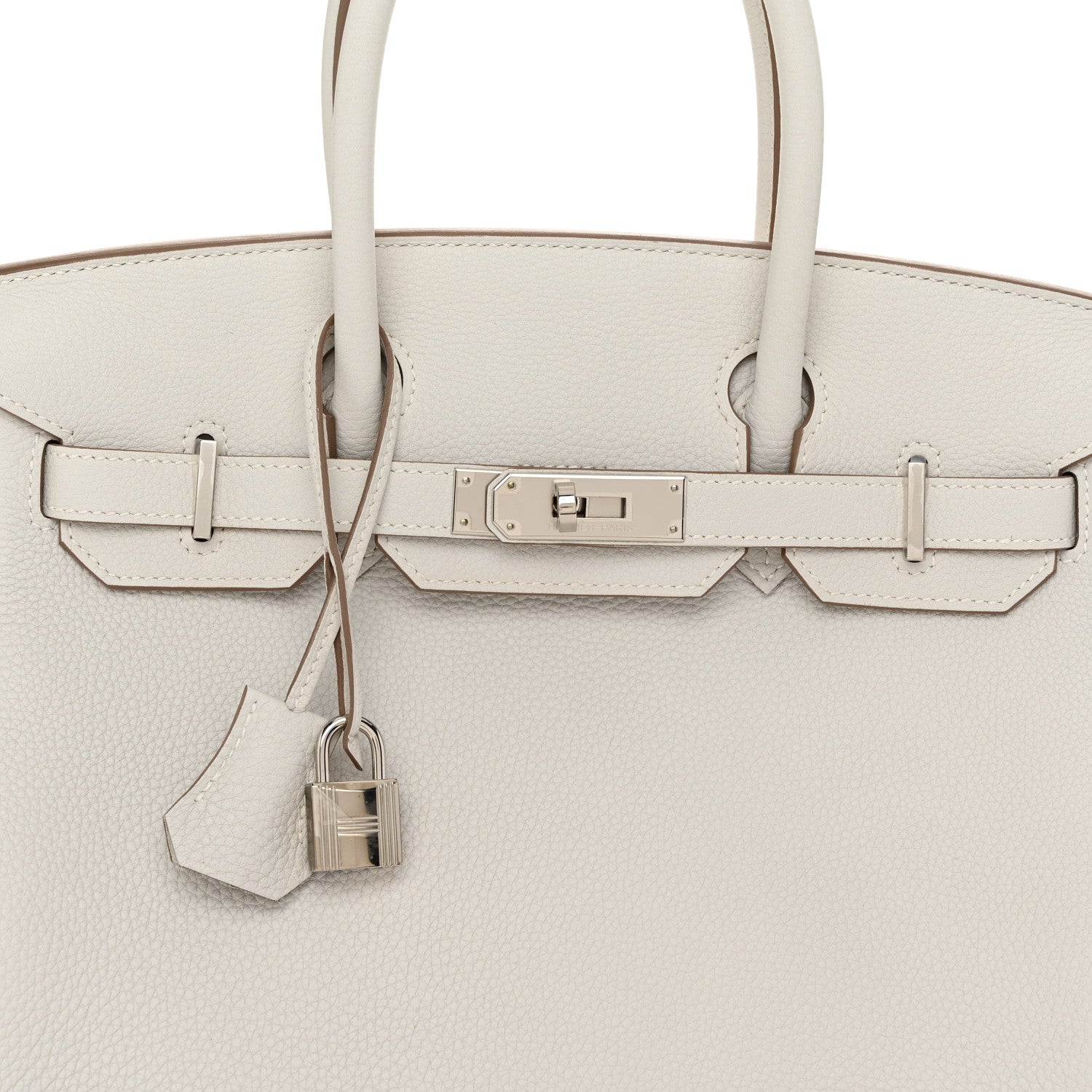 Hermes Togo Birkin 30 Gris Pale 8 of 12