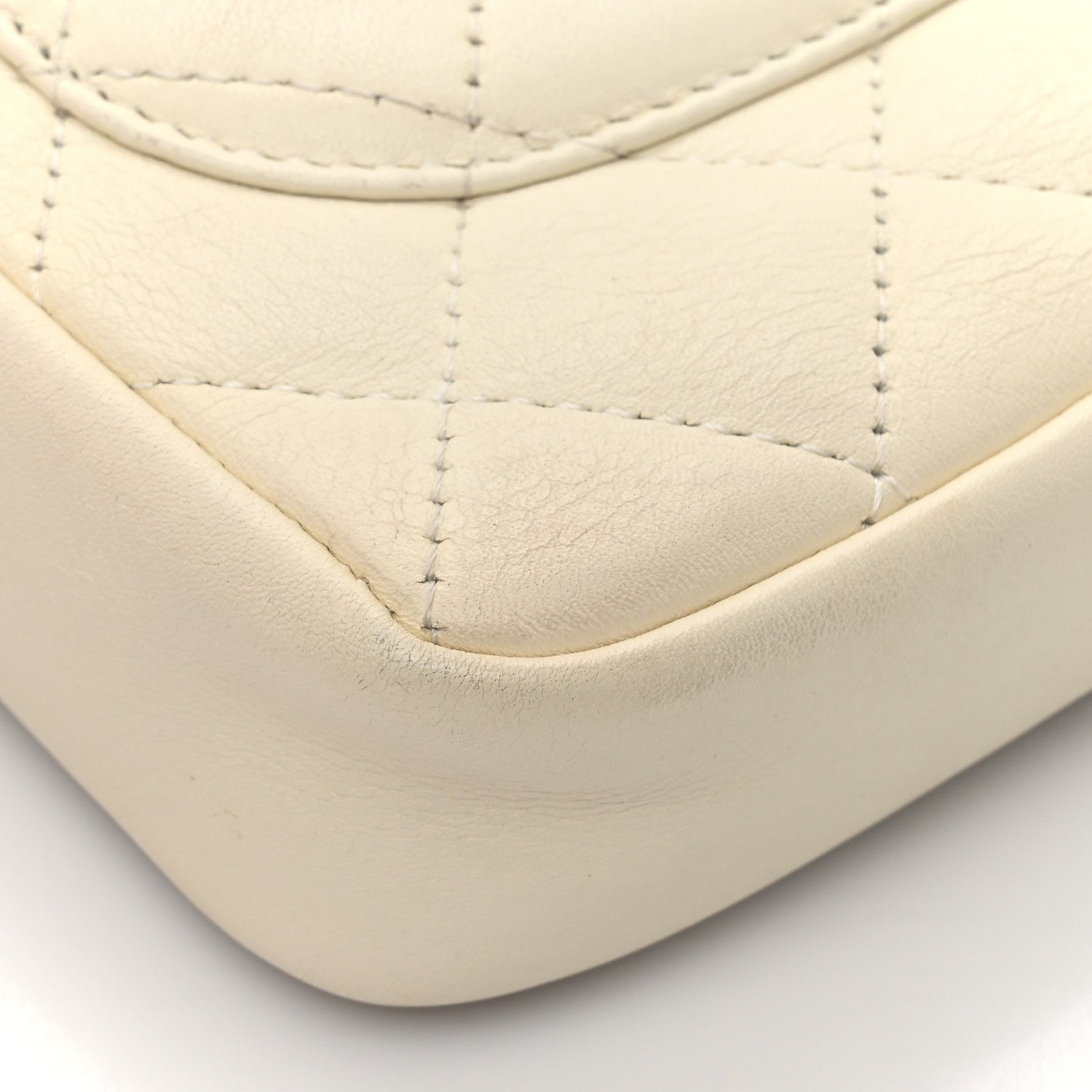 Chanel Calfskin Quilted Cambon Small Messenger White Black 12 of 12