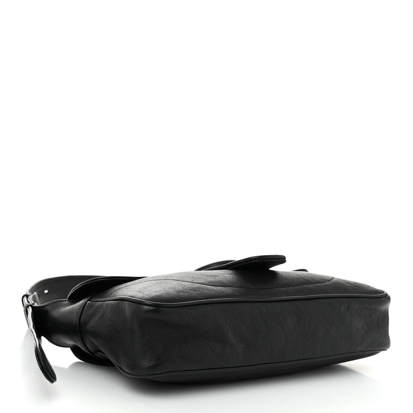 Goatskin Small GG Monochrome Aphrodite Shoulder Bag Black