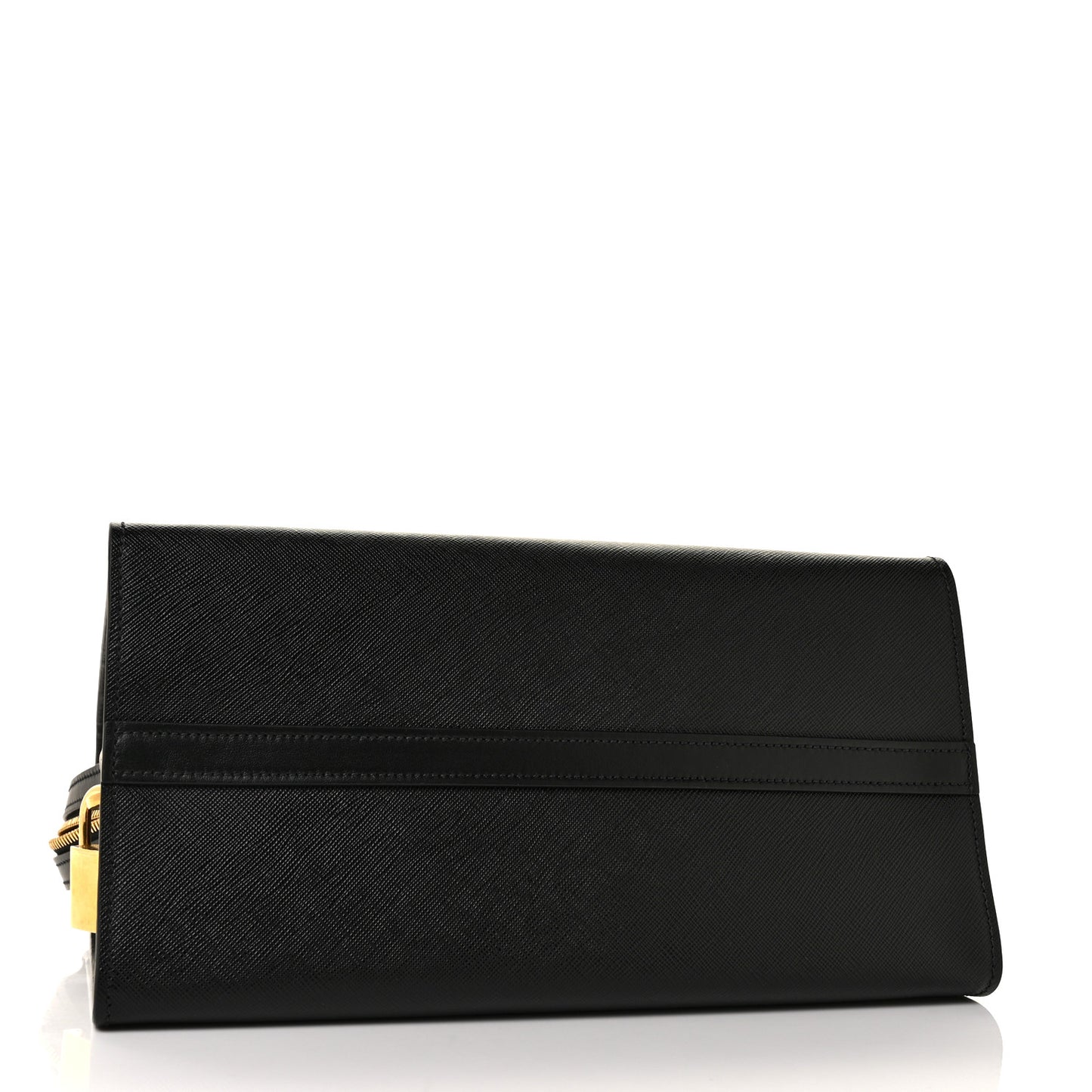 Saffiano City Calfskin Small Esplanade Tote Black