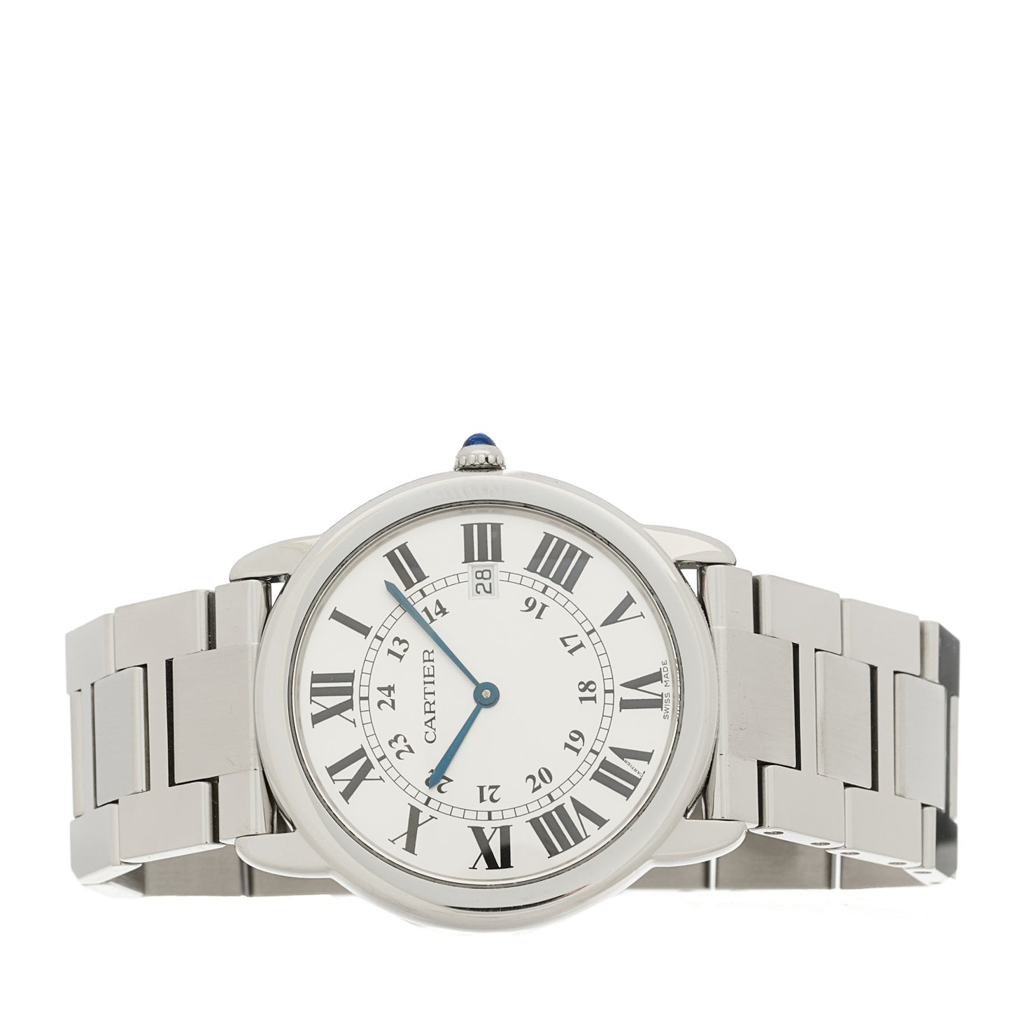 Stainless Steel 36mm Ronde Solo Quartz Watch