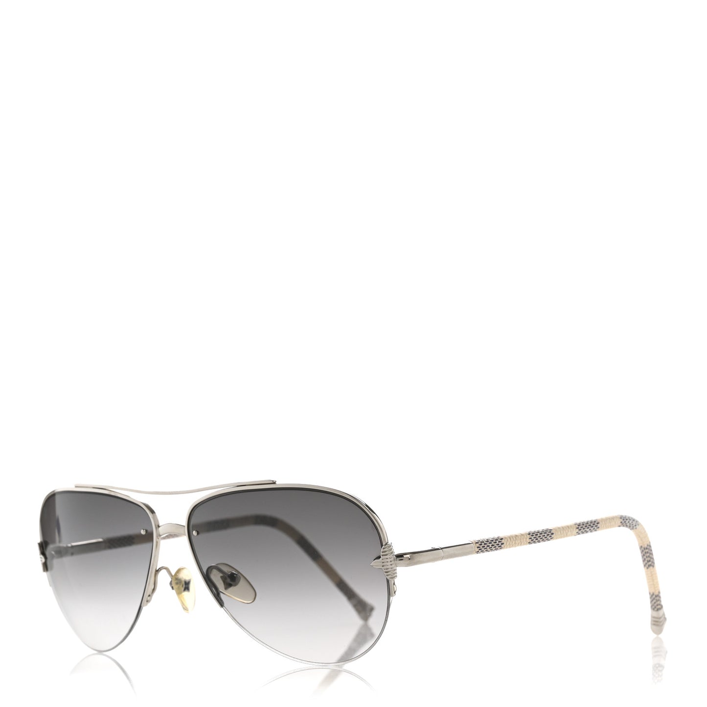 Damier Azur Petite Viola Pilote Aviator Sunglasses Z0570U