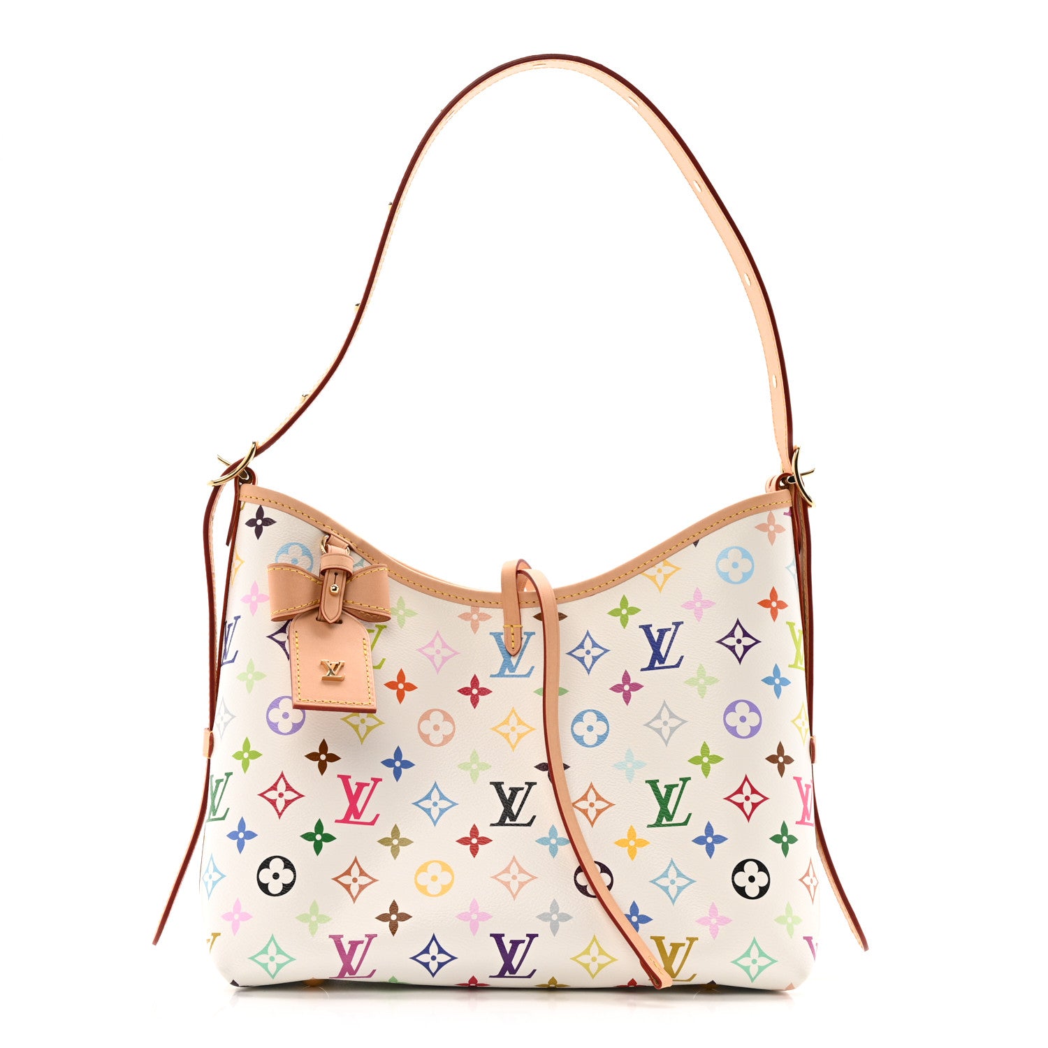 Louis Vuitton LV x TM Monogram Multicolor CarryAll PM White