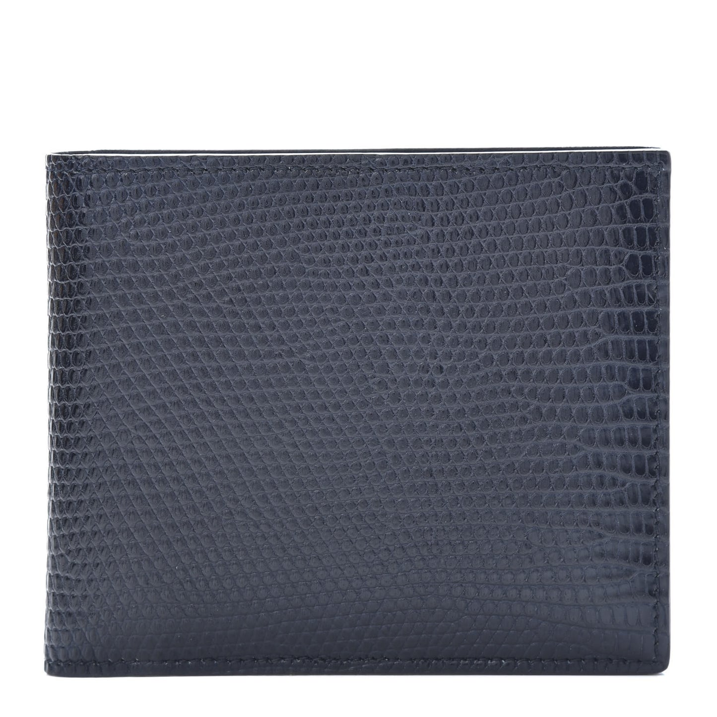 Lizard Bi-Fold Wallet Navy Blue