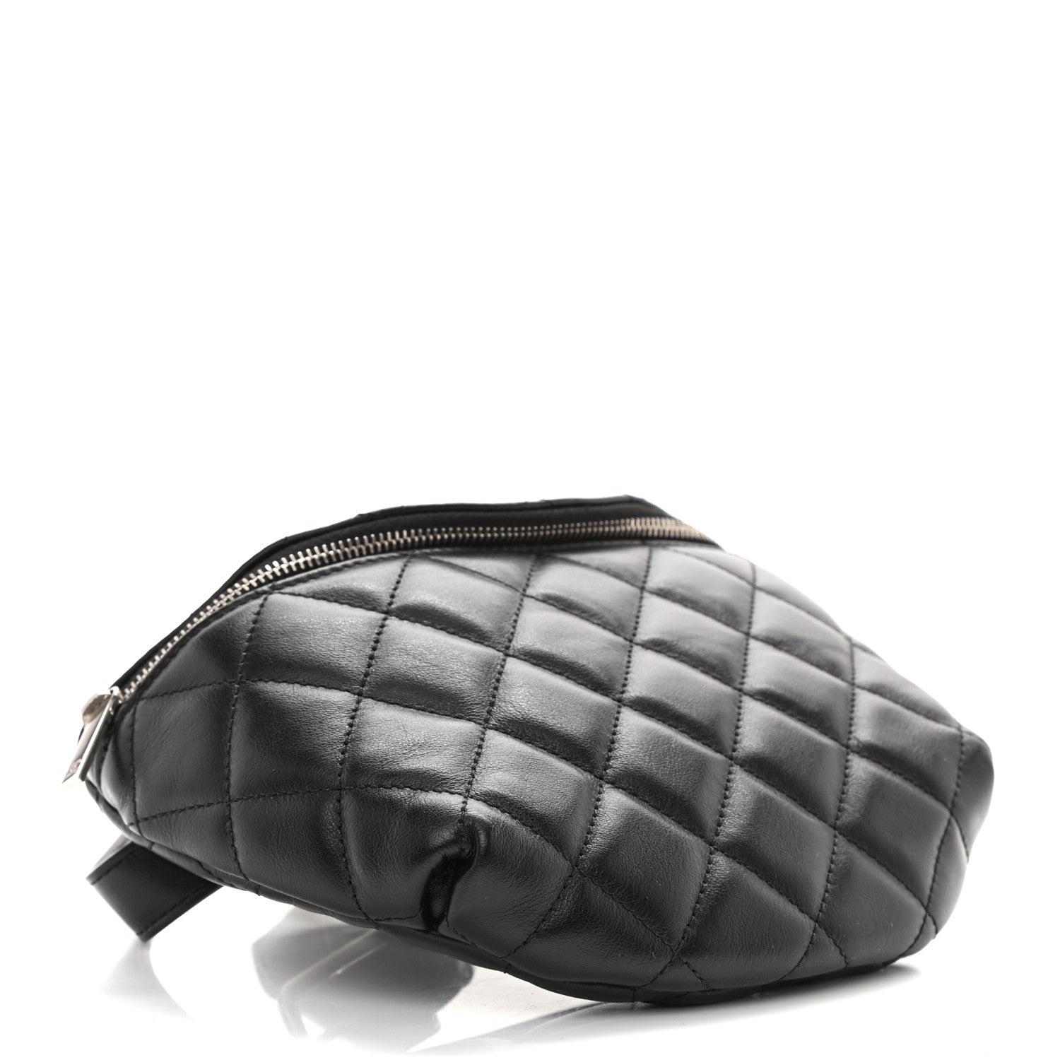 Chanel Calfskin Quilted Waist Belt Bag Black 4 of 10
