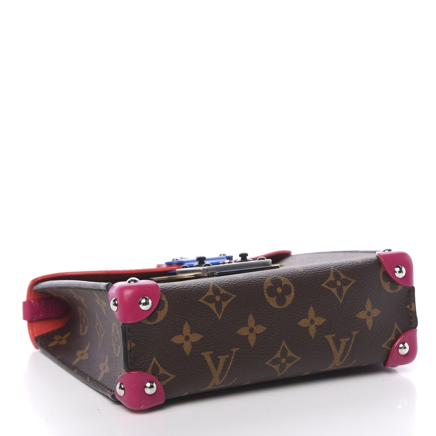 Monogram Tribal Mask Pochette PM Rouge