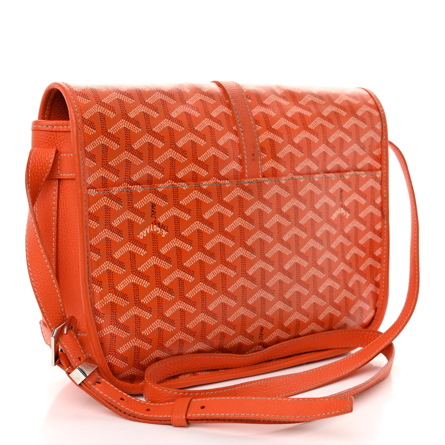 Goyard Goyardine Belvedere II MM Messenger Bag Orange 3 of 12