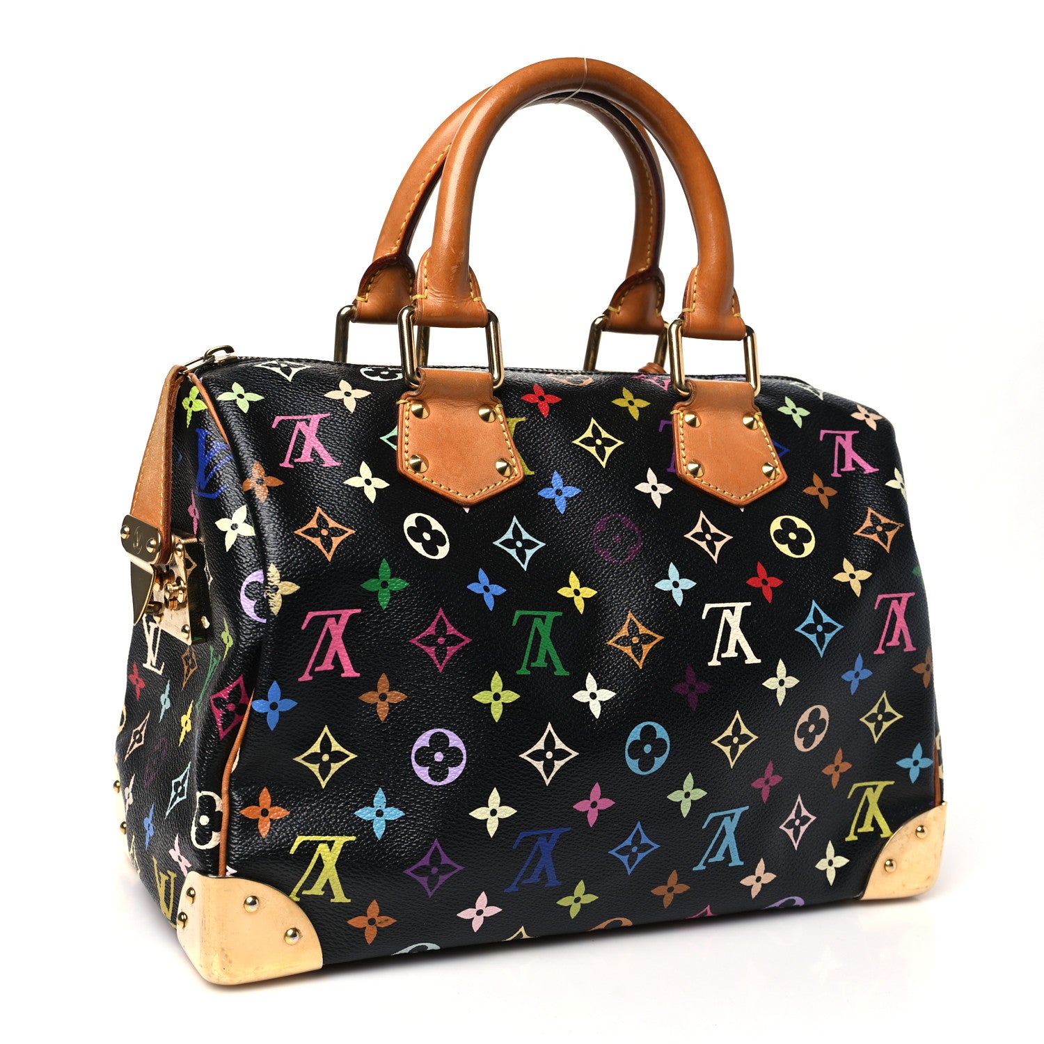 Louis Vuitton Monogram Multicolor Speedy 30 Black 3 of 11
