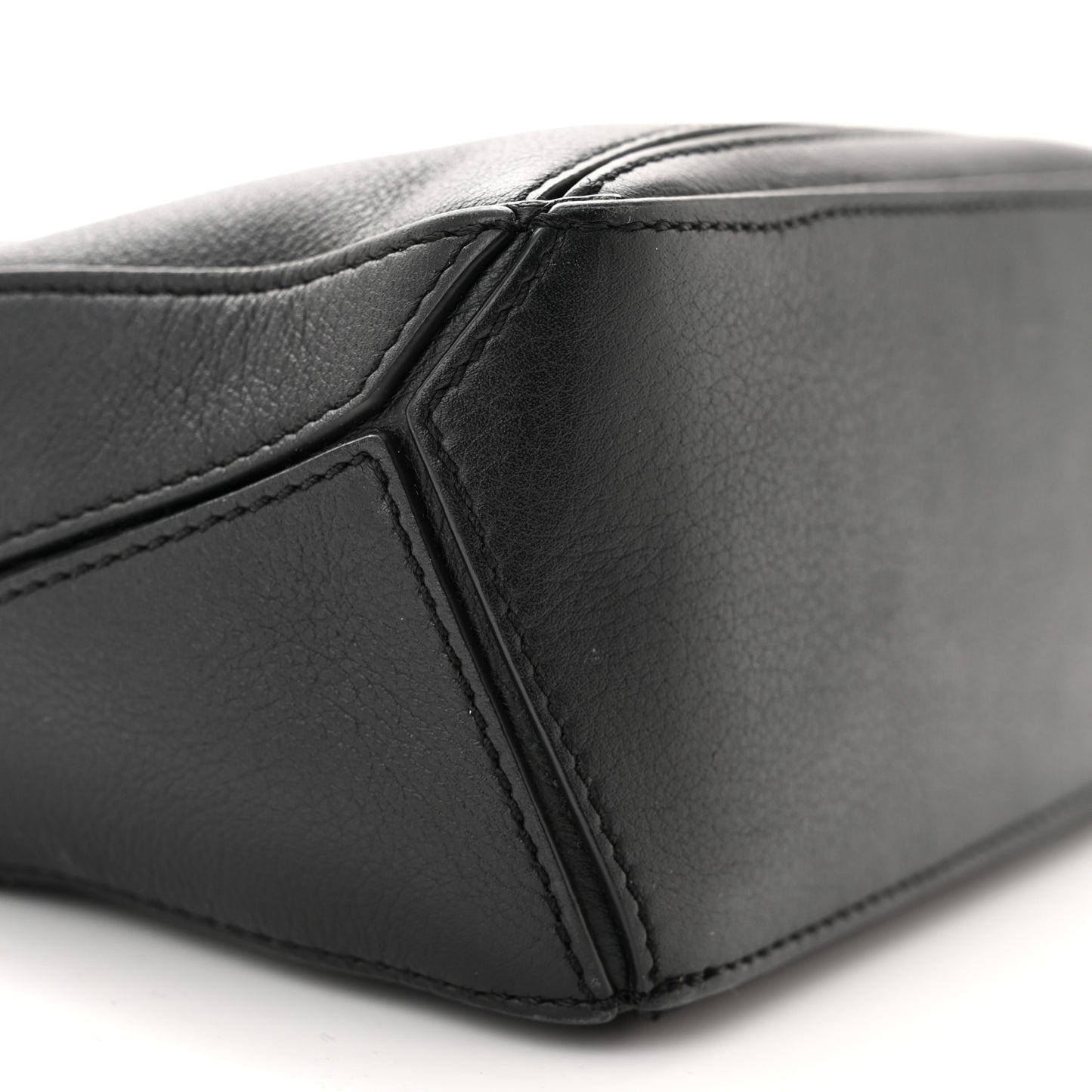 Calfskin Mini Puzzle Bag Black
