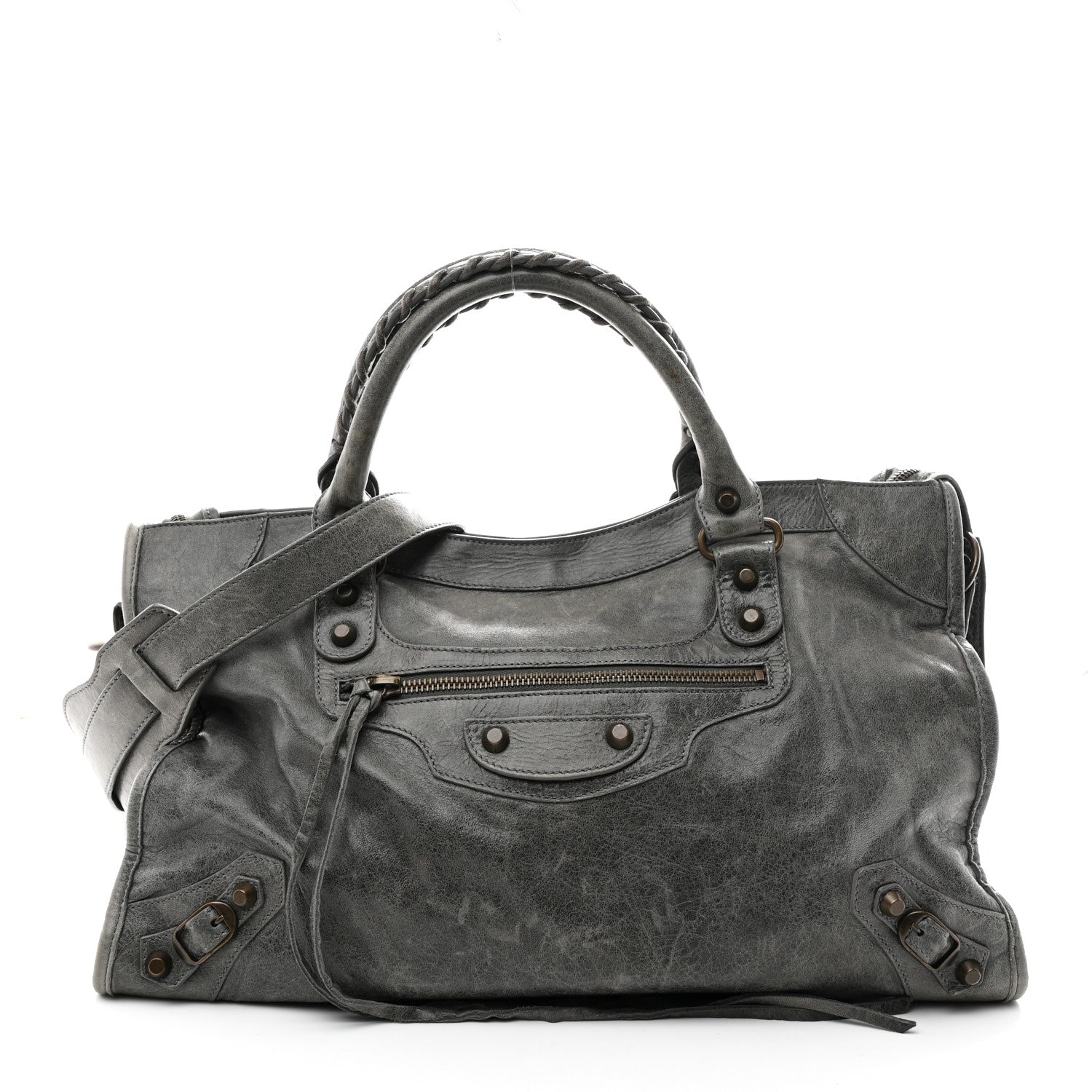 Balenciaga Chevre Classic Hardware City Grey 1842167 – FASHIONPHILE