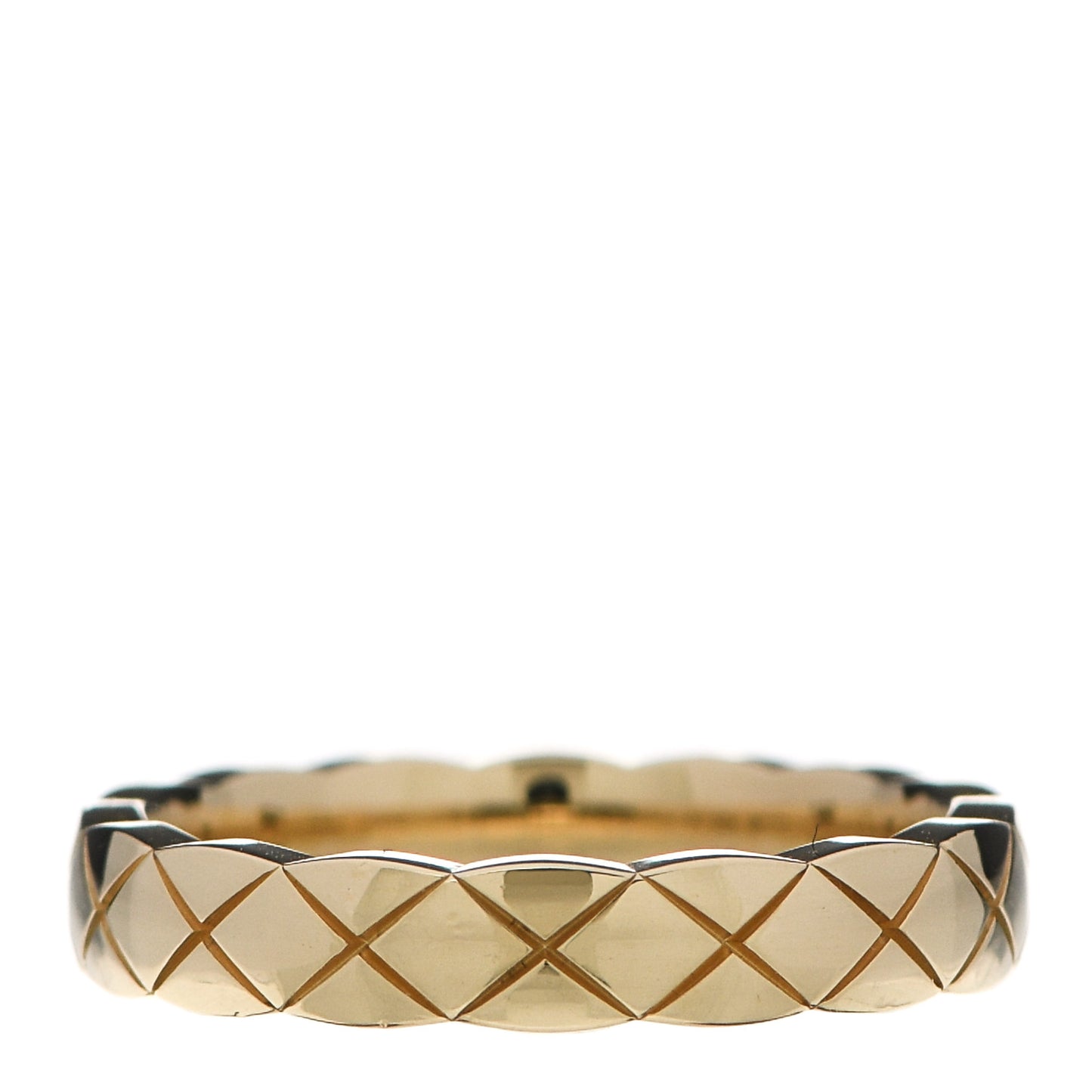 18K Yellow Gold Mini Coco Crush Ring 46 3.75