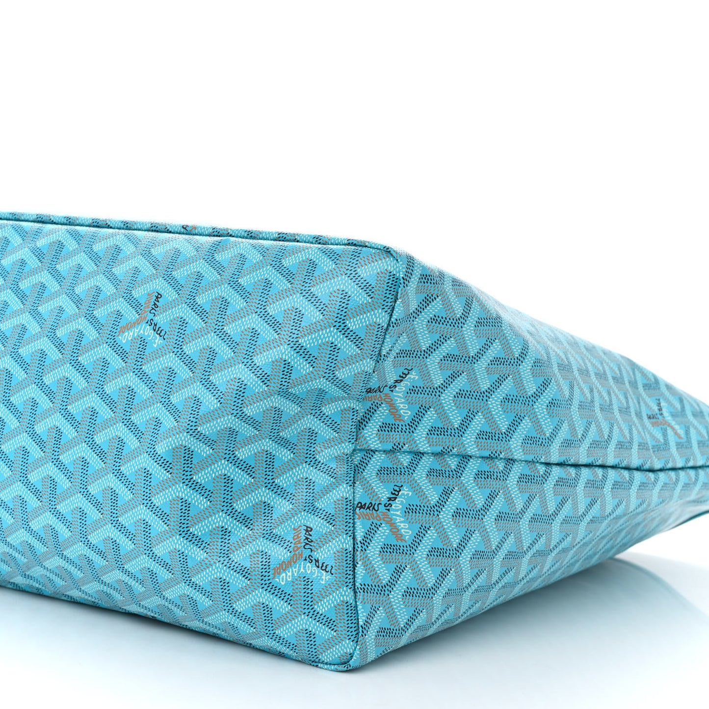 Goyardine Saint Louis GM Balise Beach Towel Set Turquoise
